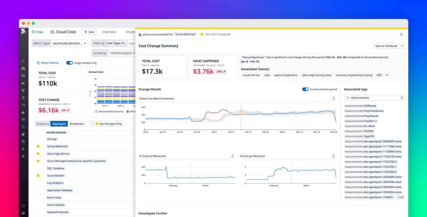 Avoid Azure migration cost overruns with Datadog Cloud Cost Management Avoid Azure migration cost overruns with Datadog Cloud Cost Management