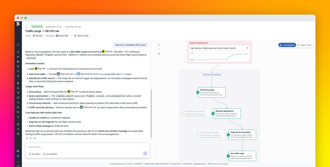 Meet the new Bits AI SRE: Deeper reasoning, twice as fast Meet the new Bits AI SRE: Deeper reasoning, twice as fast