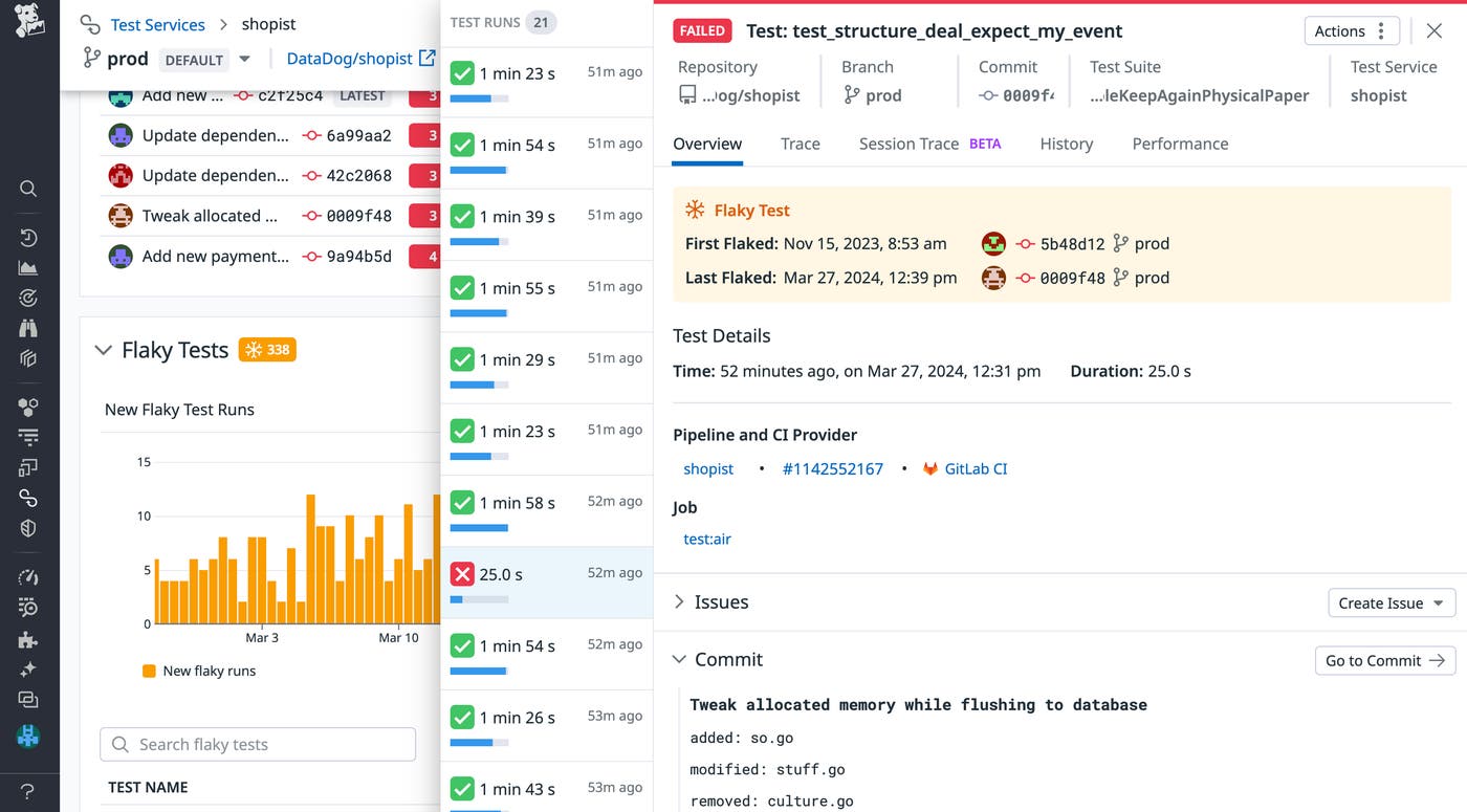 Flaky tests slow the development cycle and decrease trust in CI. Flaky tests slow the development cycle and decrease trust in CI.