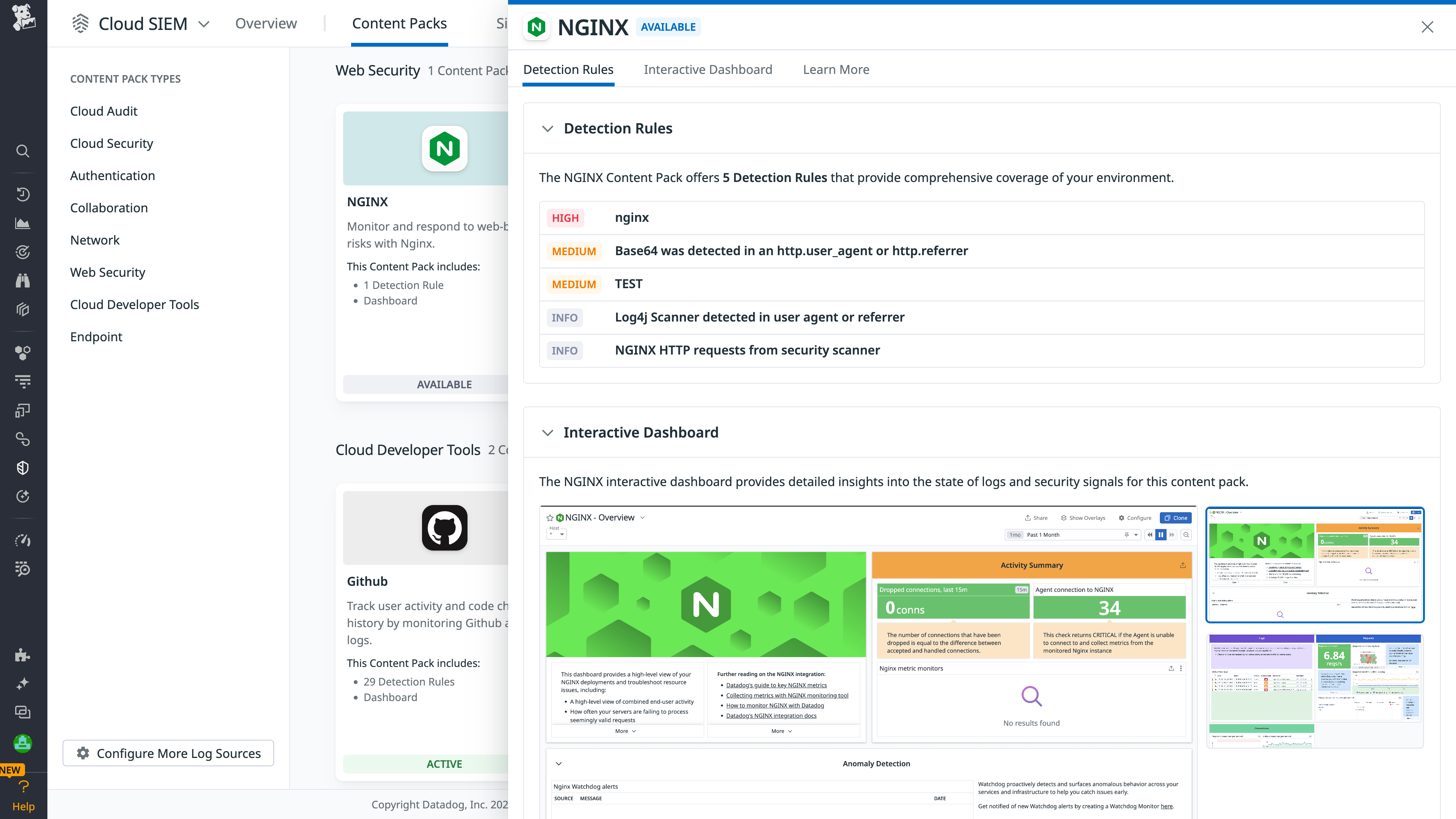 NGINX Content Pack
