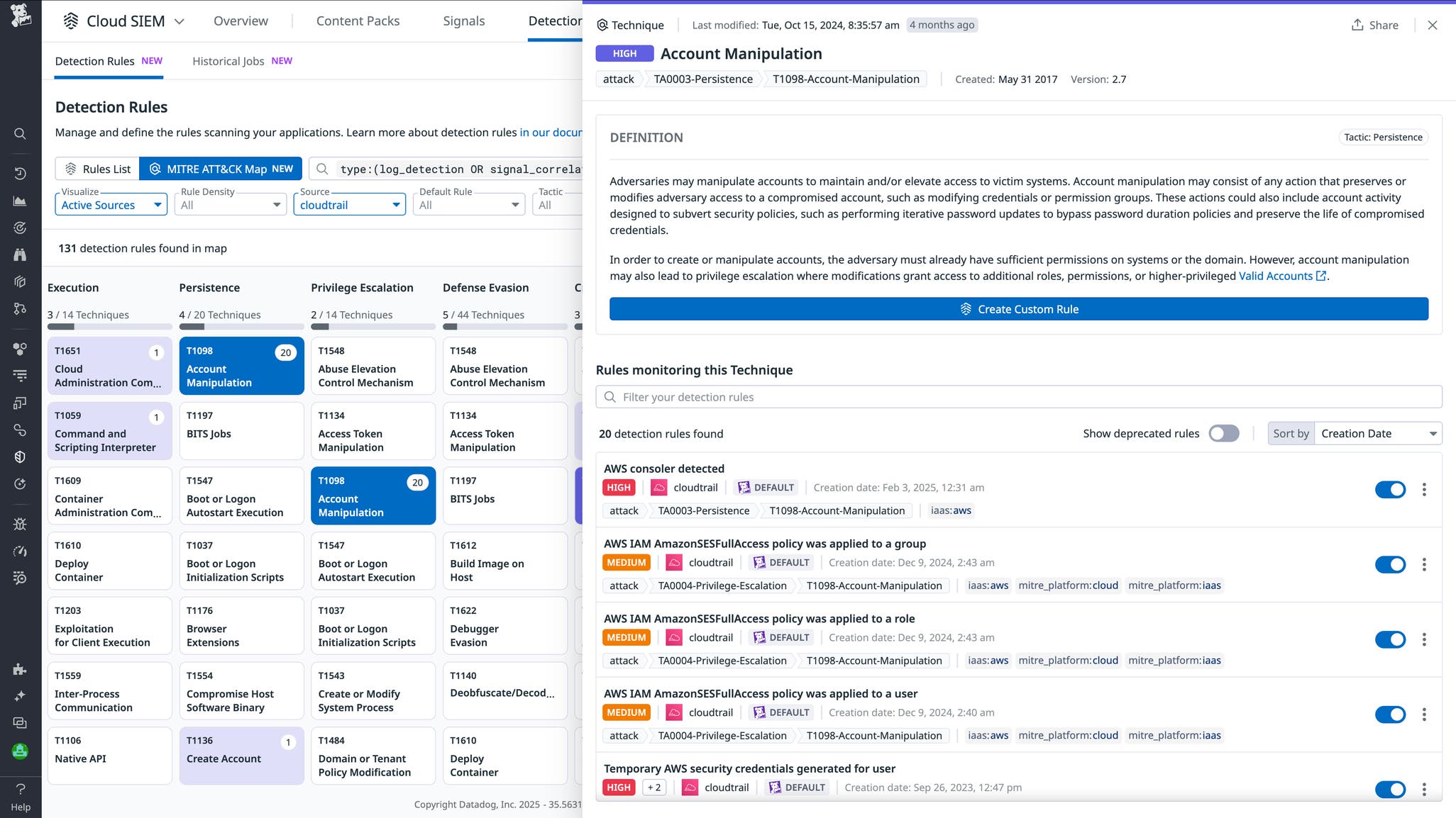 Identify gaps to strengthen detection coverage with the Datadog Cloud ...