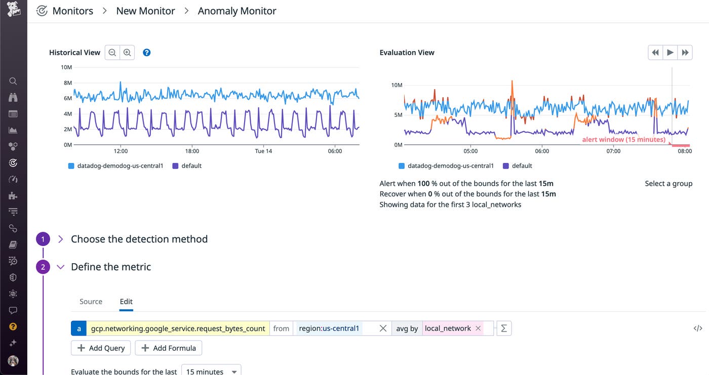 Google Cloud Armor monitor in Datadog Google Cloud Armor monitor in Datadog