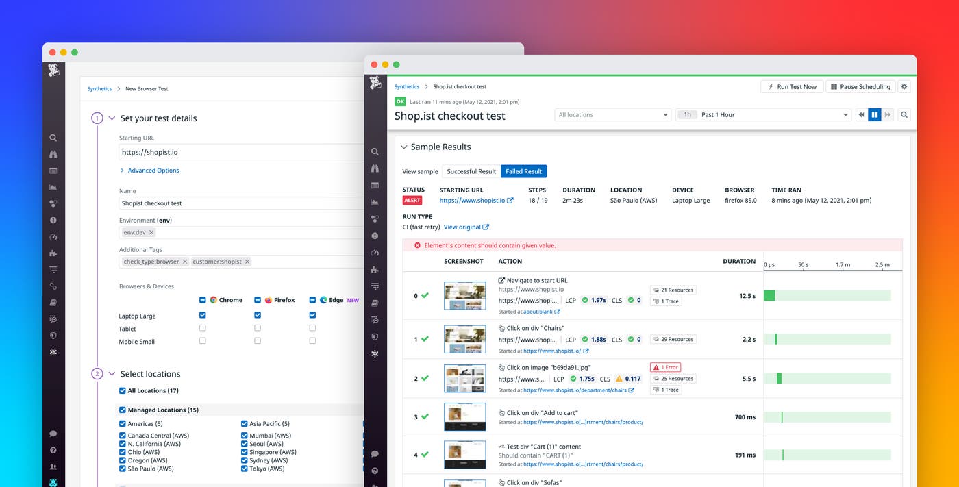 Datadog now supports cross-browser synthetic testing Datadog now supports cross-browser synthetic testing