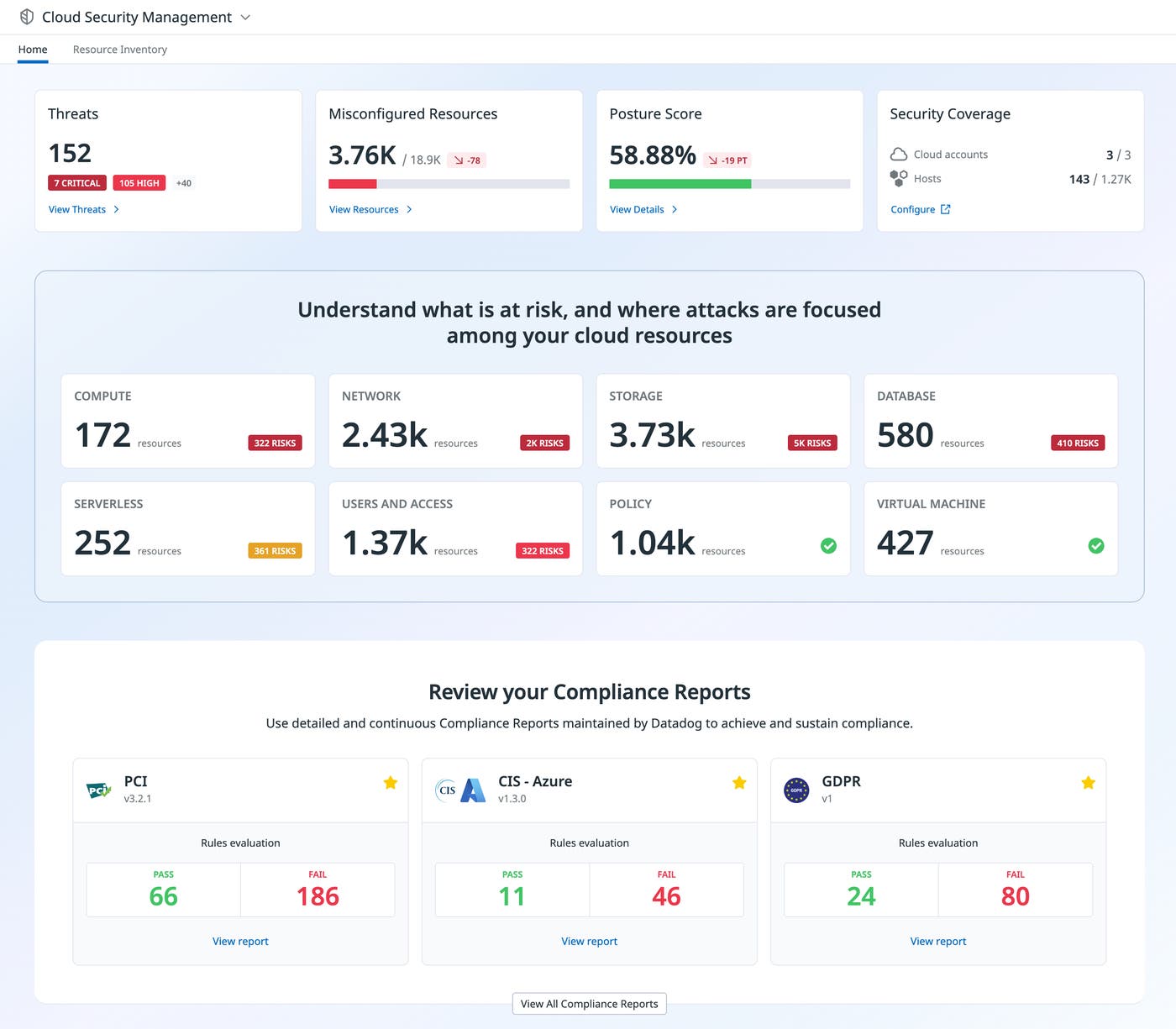 Investigate threats and misconfigurations with Datadog Cloud Security Management Investigate threats and misconfigurations with Datadog Cloud Security Management