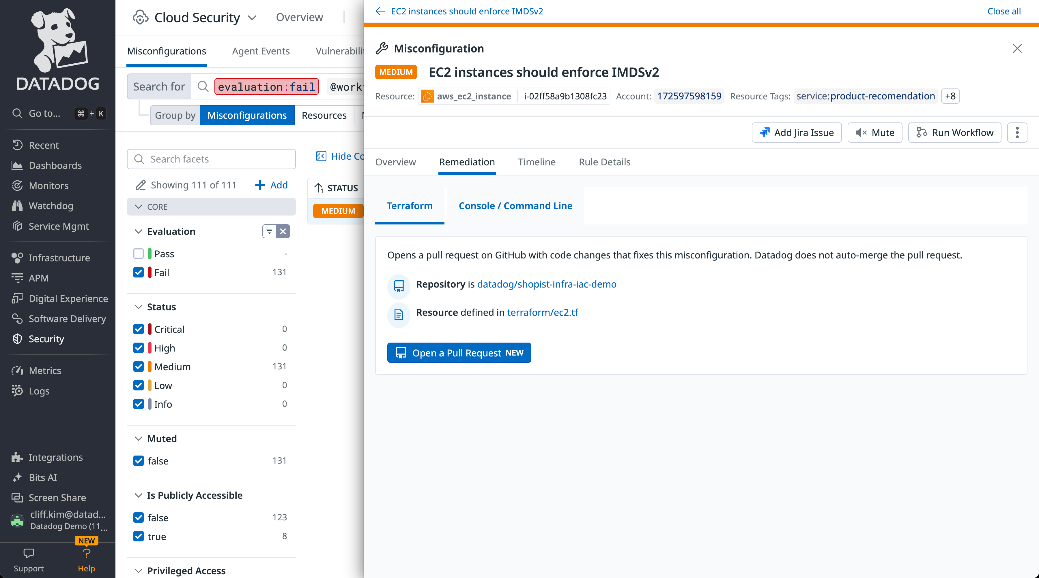 Infrastructure-as-Code Remediation