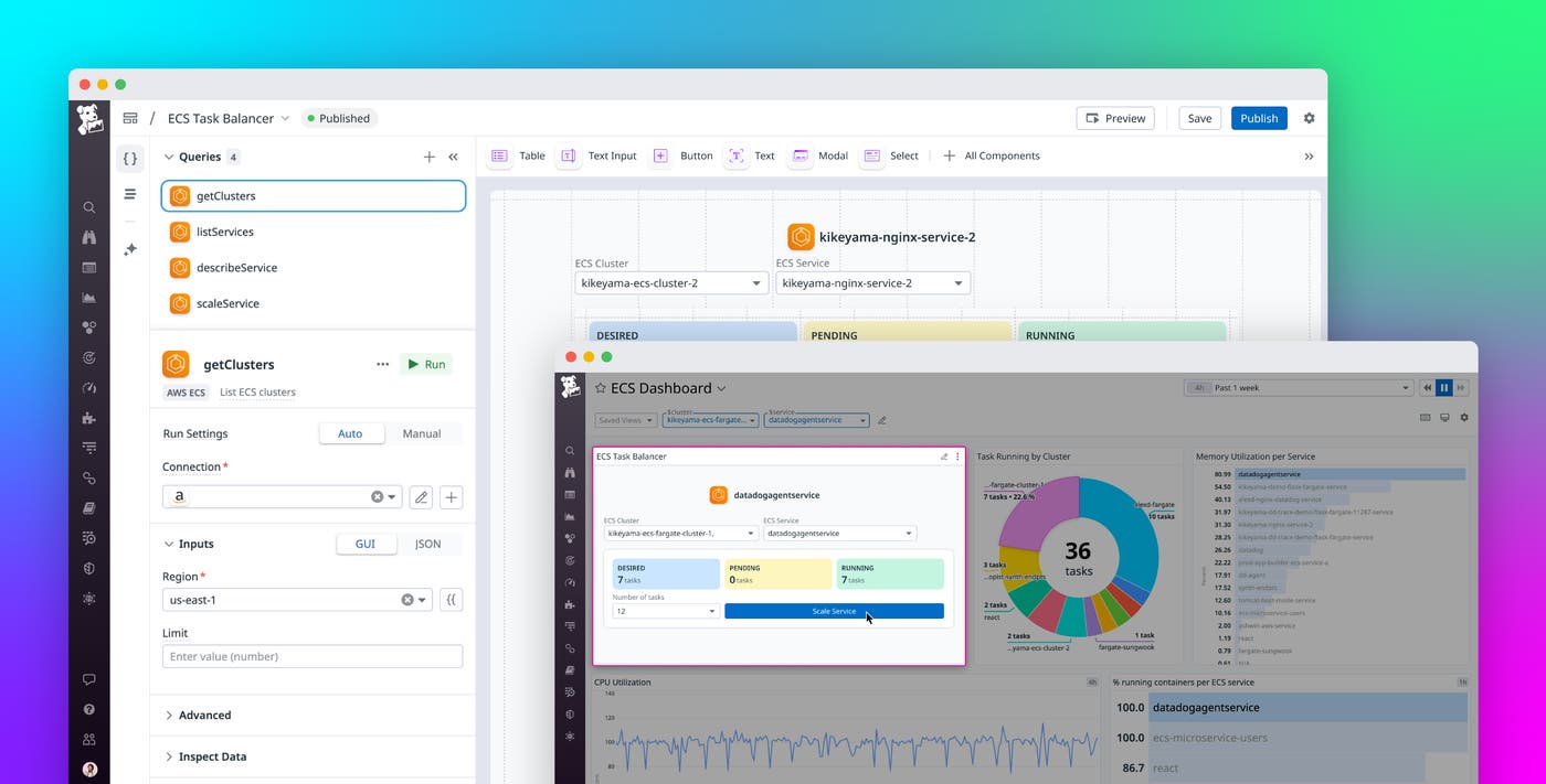 Build custom monitoring and remediation tools with Datadog App Builder Build custom monitoring and remediation tools with Datadog App Builder