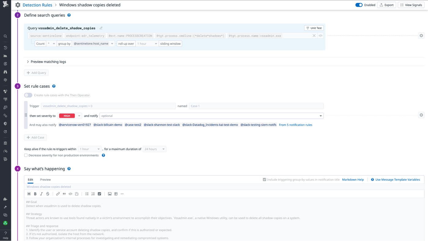 OOTB detection rules look for potential threats in your SentinelOne environment OOTB detection rules look for potential threats in your SentinelOne environment