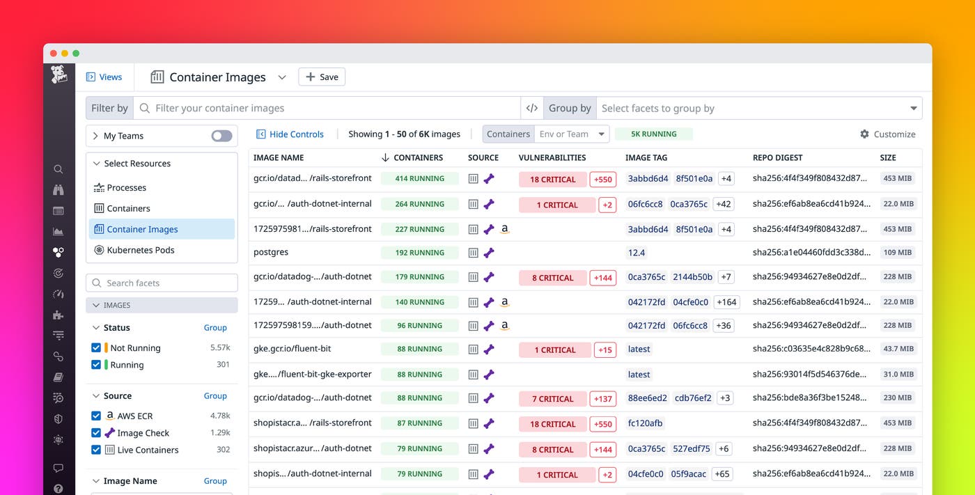 Enhance your troubleshooting workflow with Container Images in Datadog Container Monitoring Enhance your troubleshooting workflow with Container Images in Datadog Container Monitoring