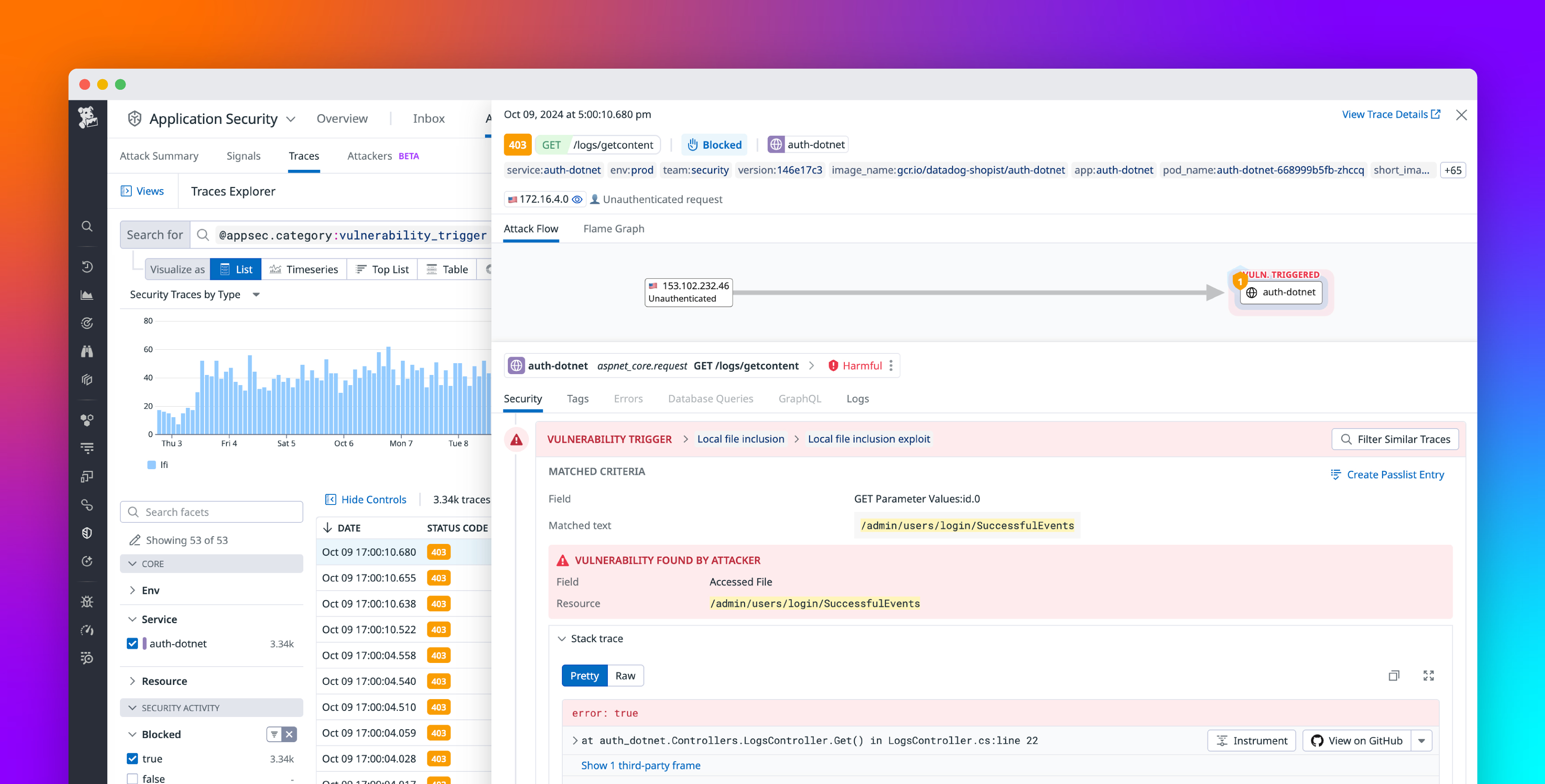 Protect your applications from zero-day attacks with Datadog Exploit Prevention