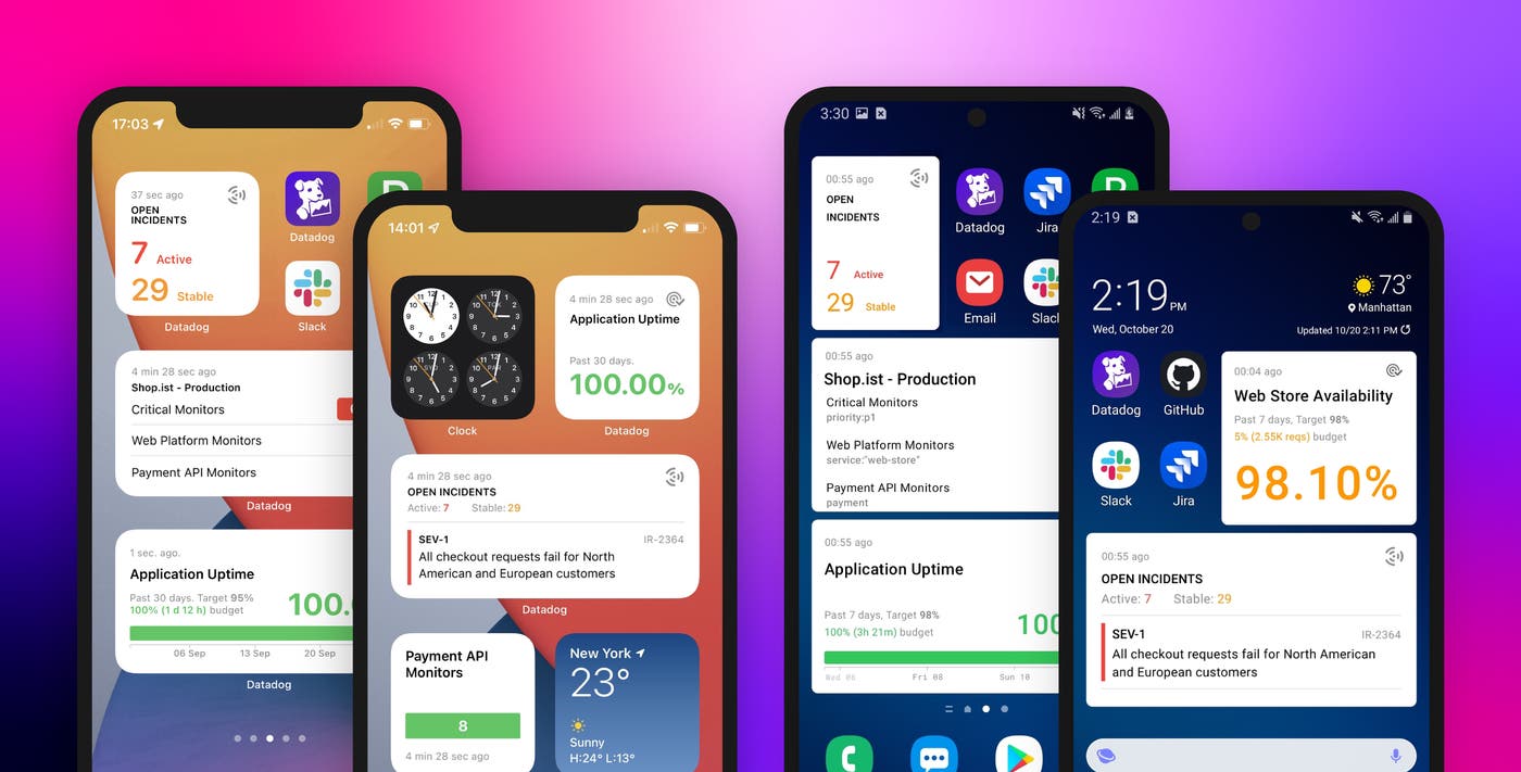 Improve your on-call experience with Datadog mobile dashboard widgets Improve your on-call experience with Datadog mobile dashboard widgets
