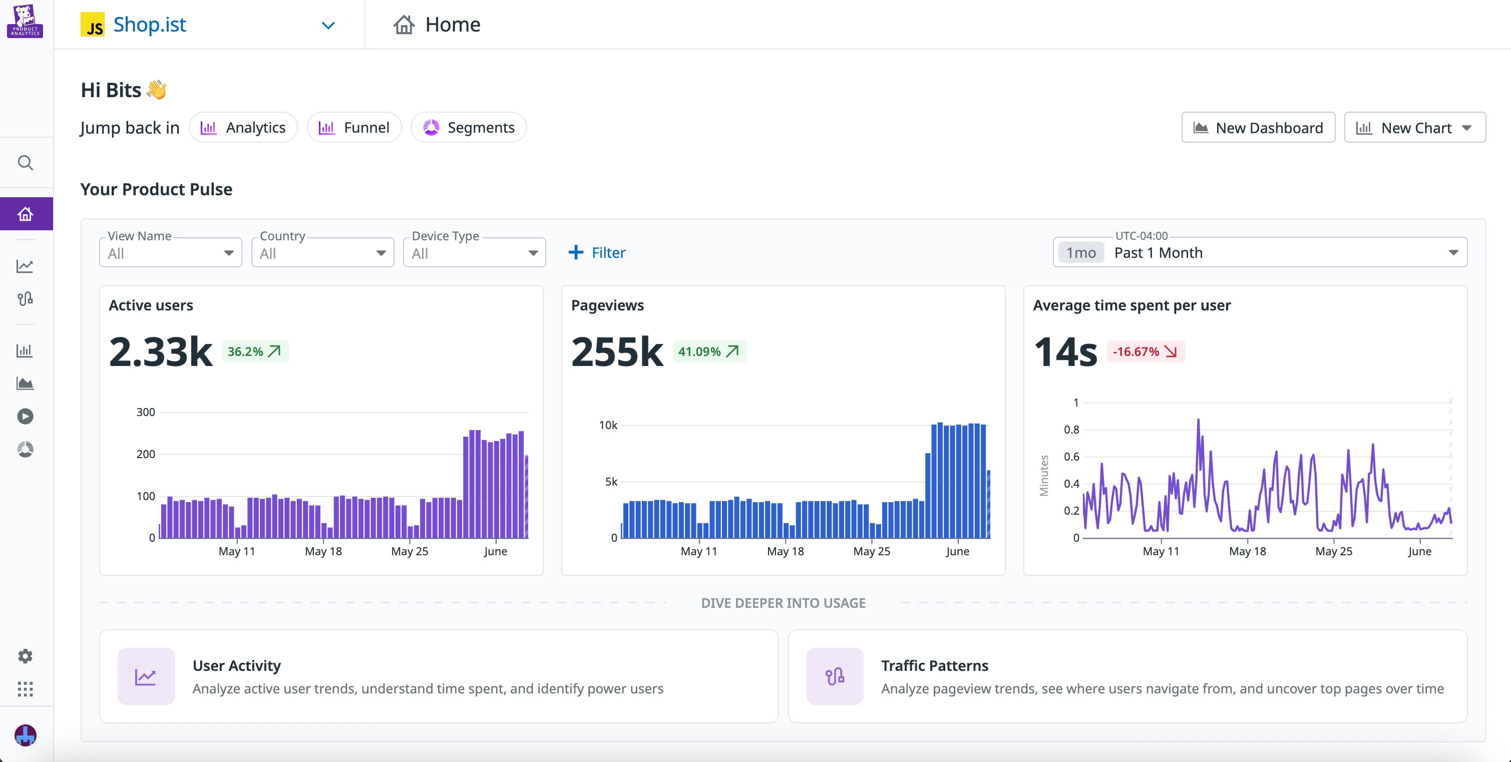 Make data-driven design decisions with Product Analytics | Datadog