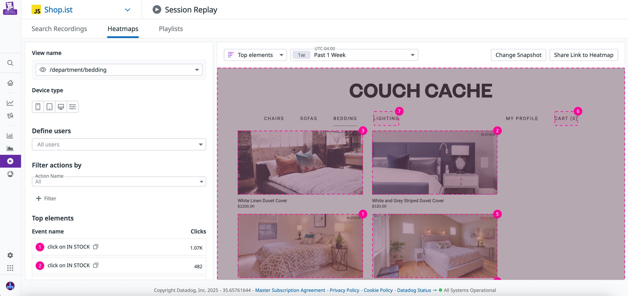 Make data-driven design decisions with Product Analytics | Datadog