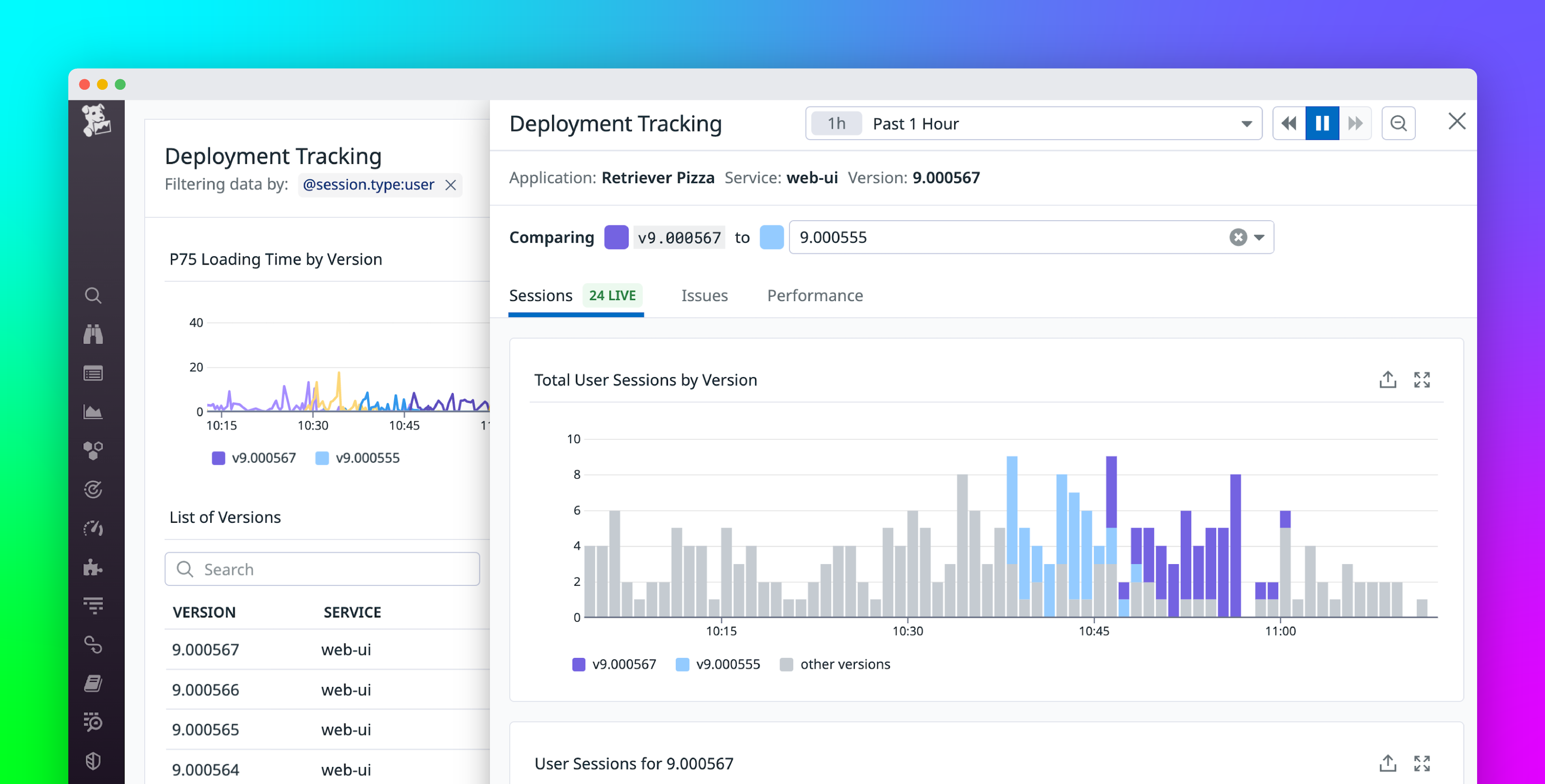 Troubleshoot faulty frontend deployments with Deployment Tracking in RUM