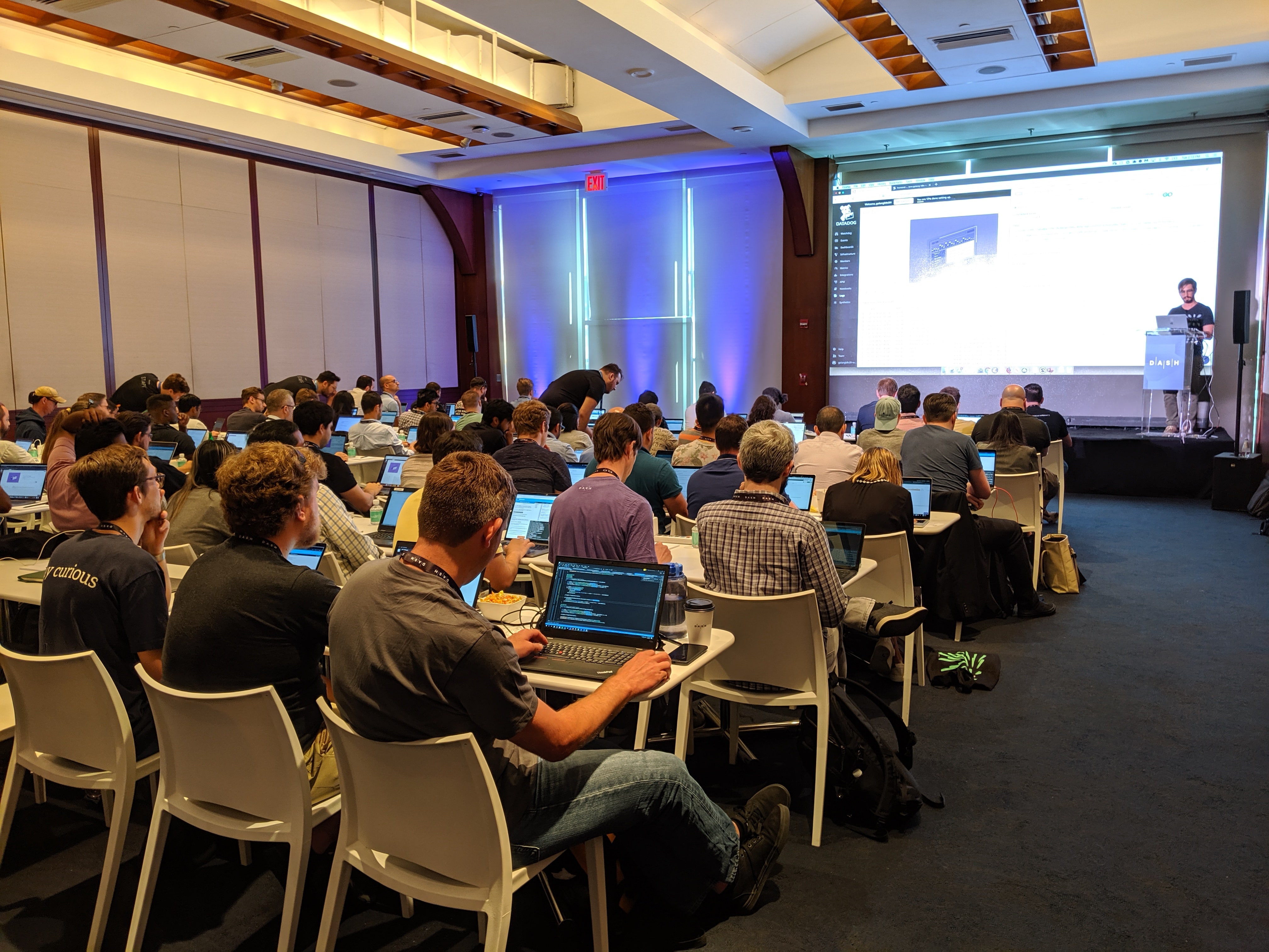 Get hands-on training from Datadog engineers in workshops.