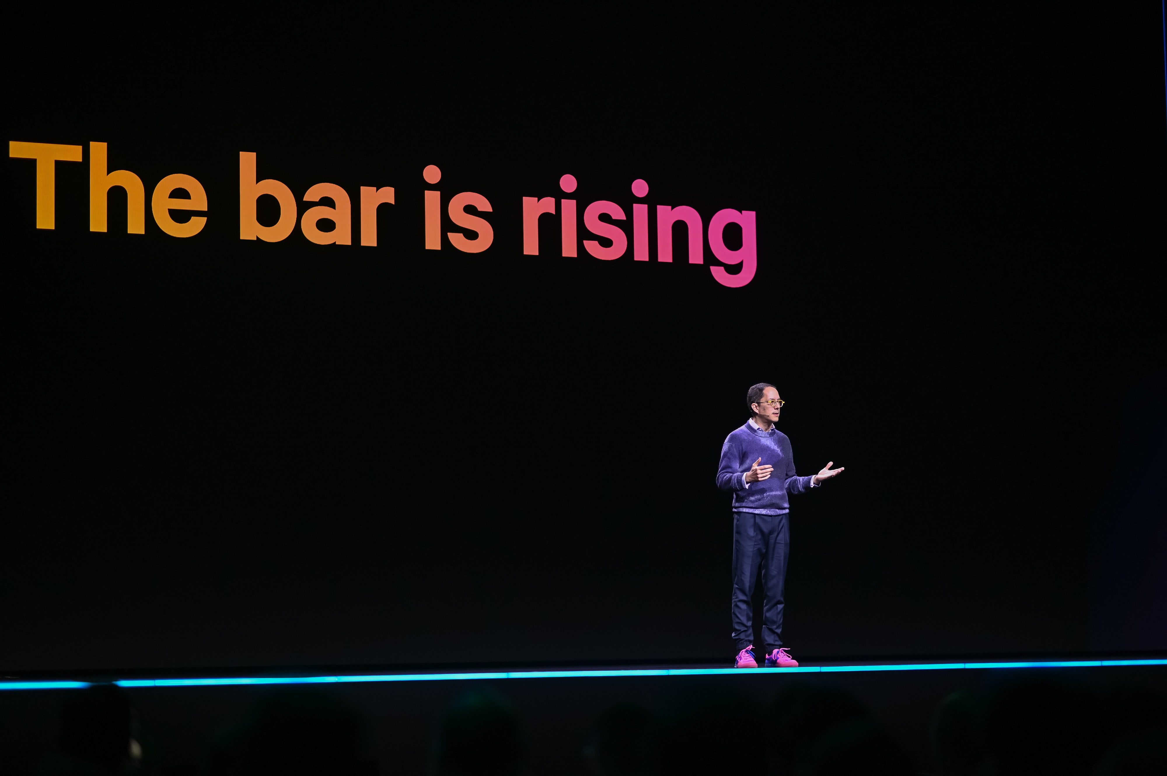 Datadog Co-Founder and CTO Alexis Lê-Quôc speaks on stage.
