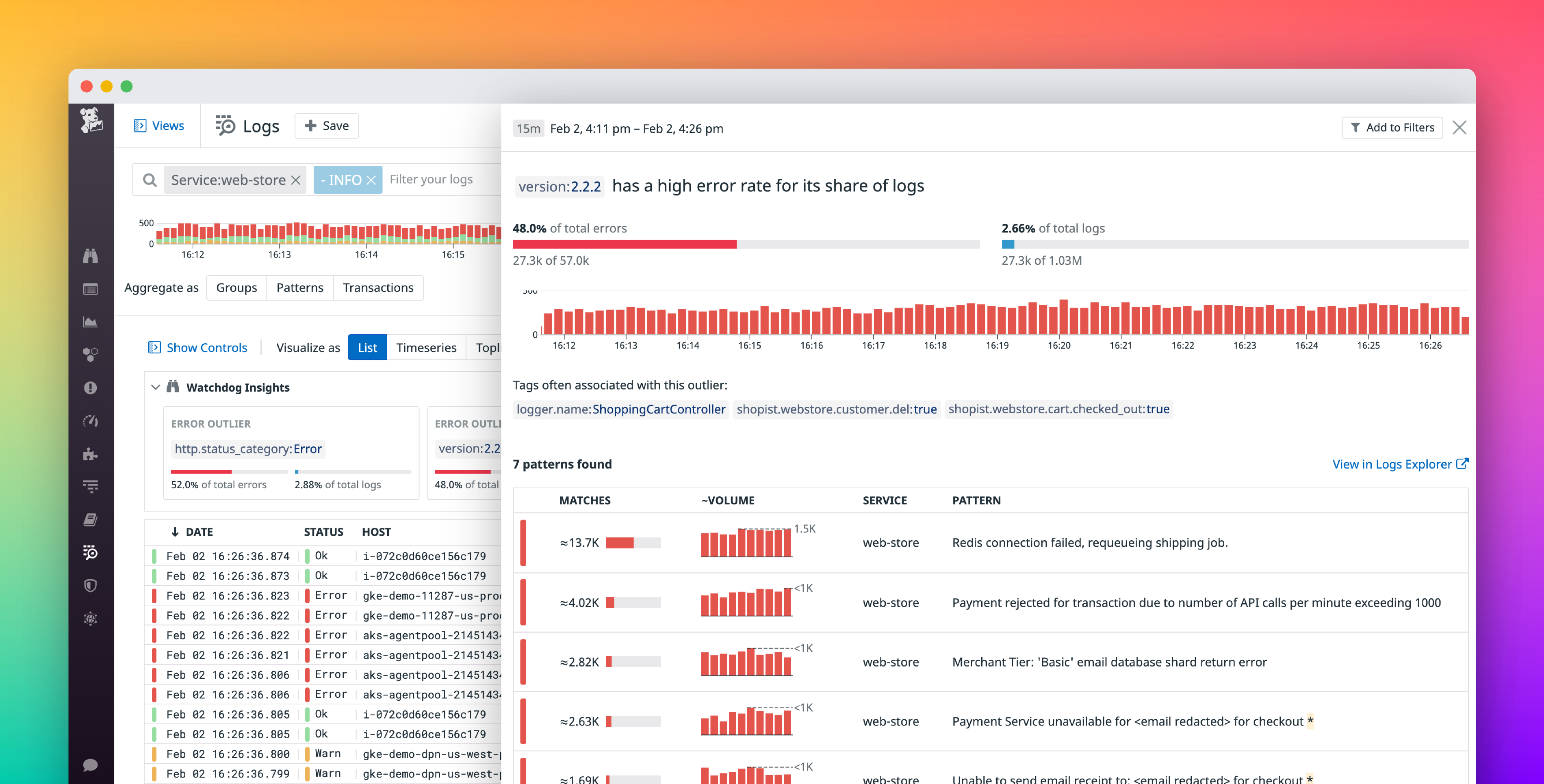 Augmented troubleshooting with Watchdog Insights
