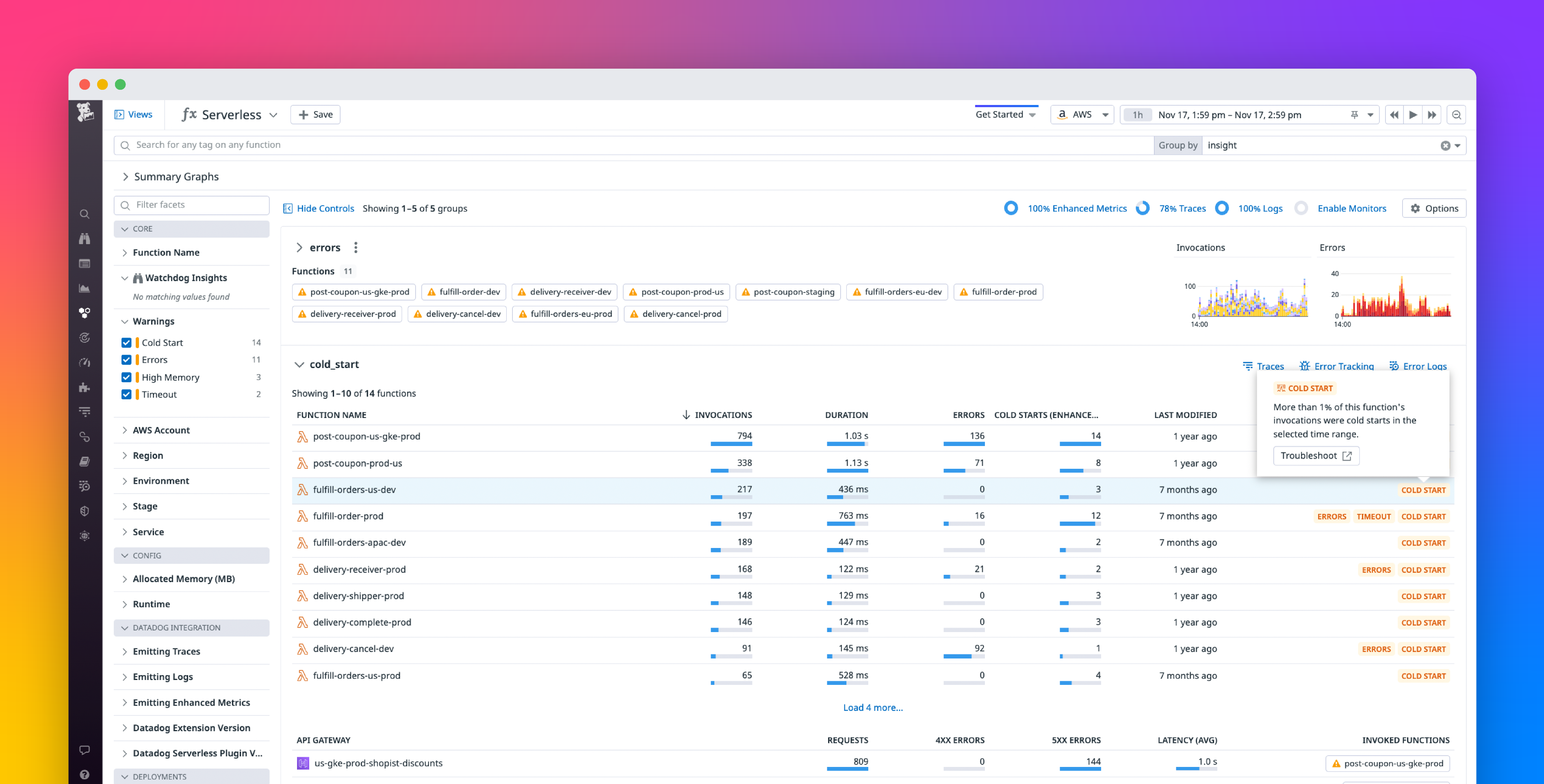 Mitigate cold starts in your Java Lambda functions with Datadog and AWS Lambda SnapStart