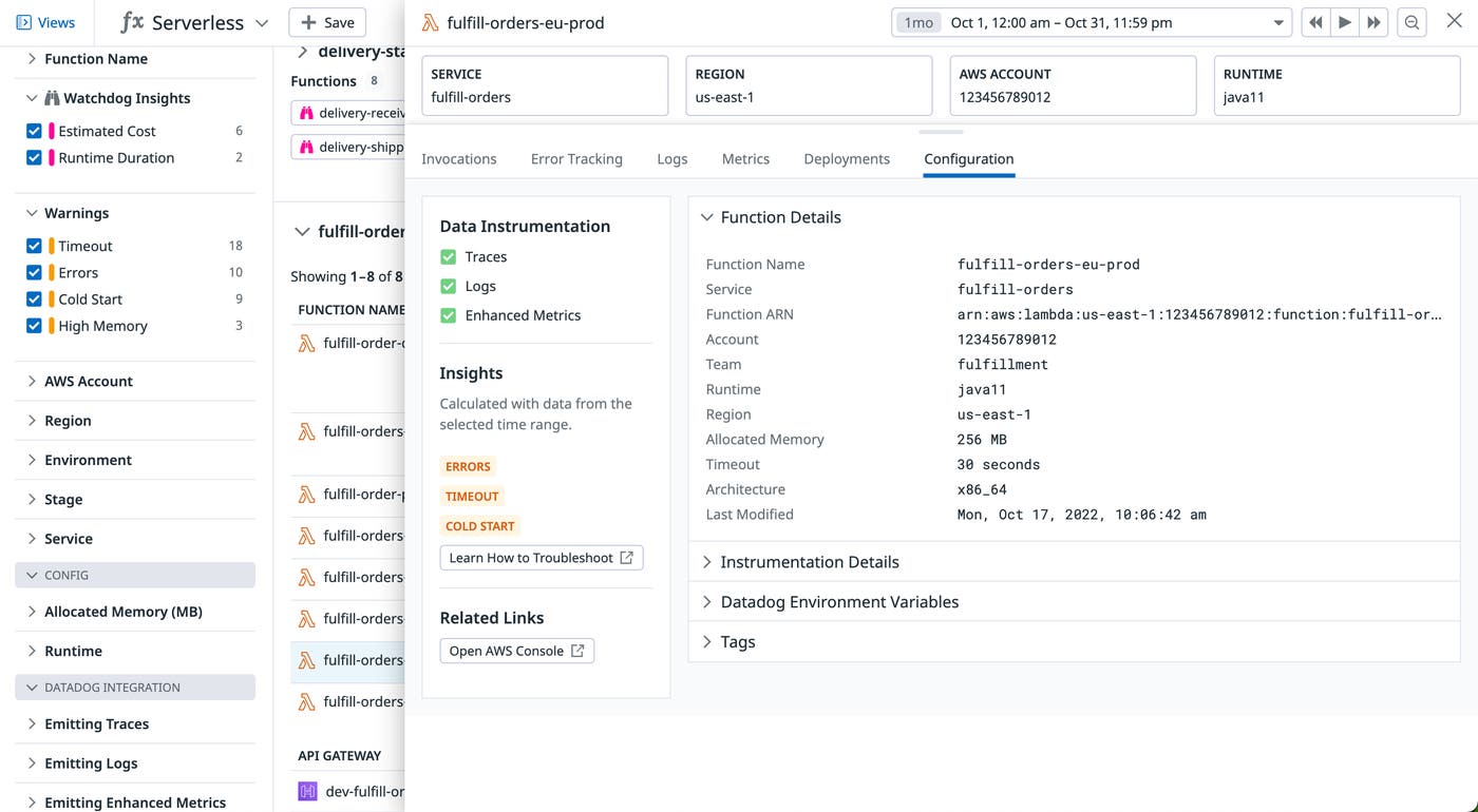 View a function’s configuration View a function’s configuration