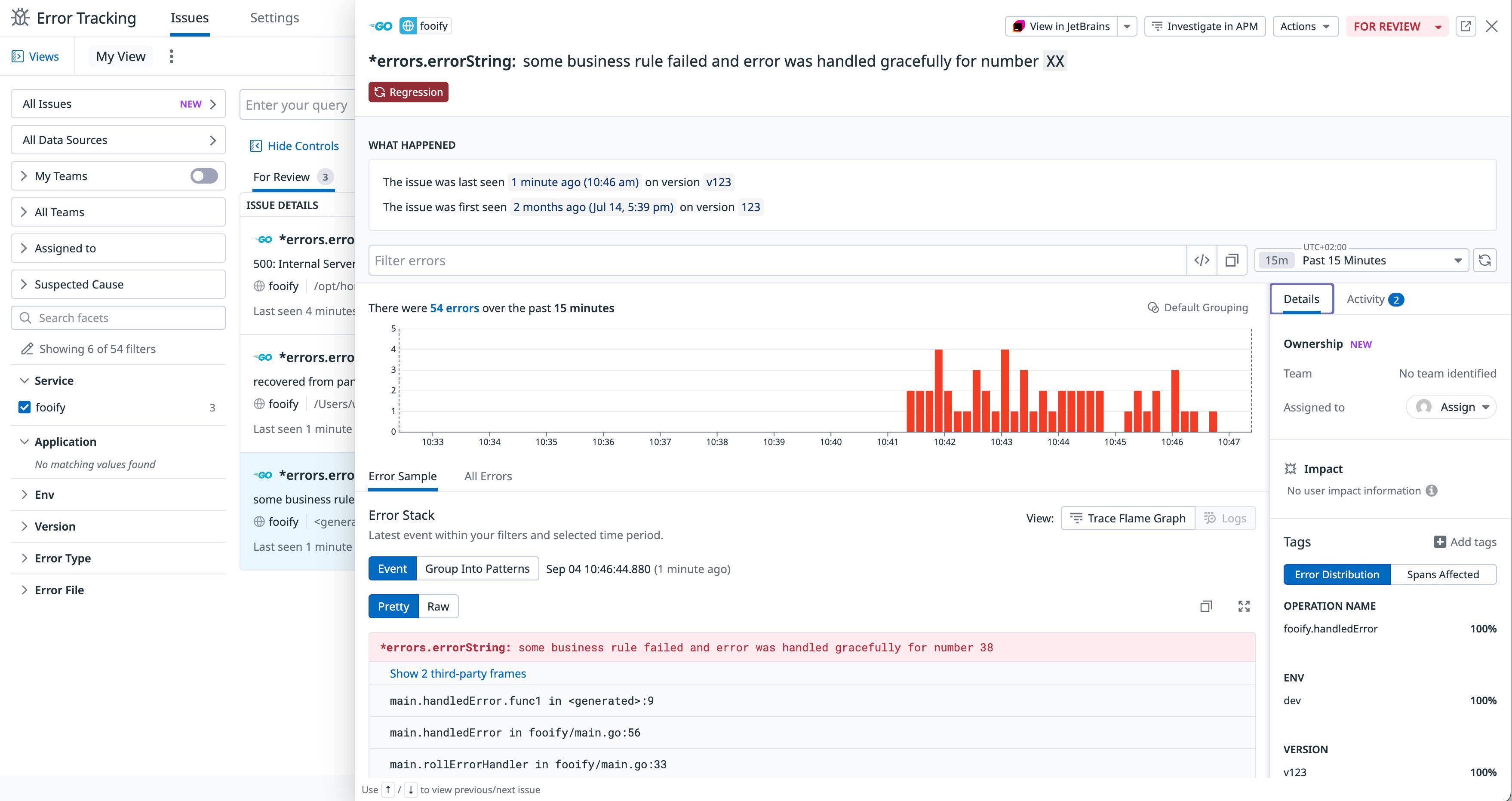 Error Platforms A practical guide to error handling in Go | Datadog