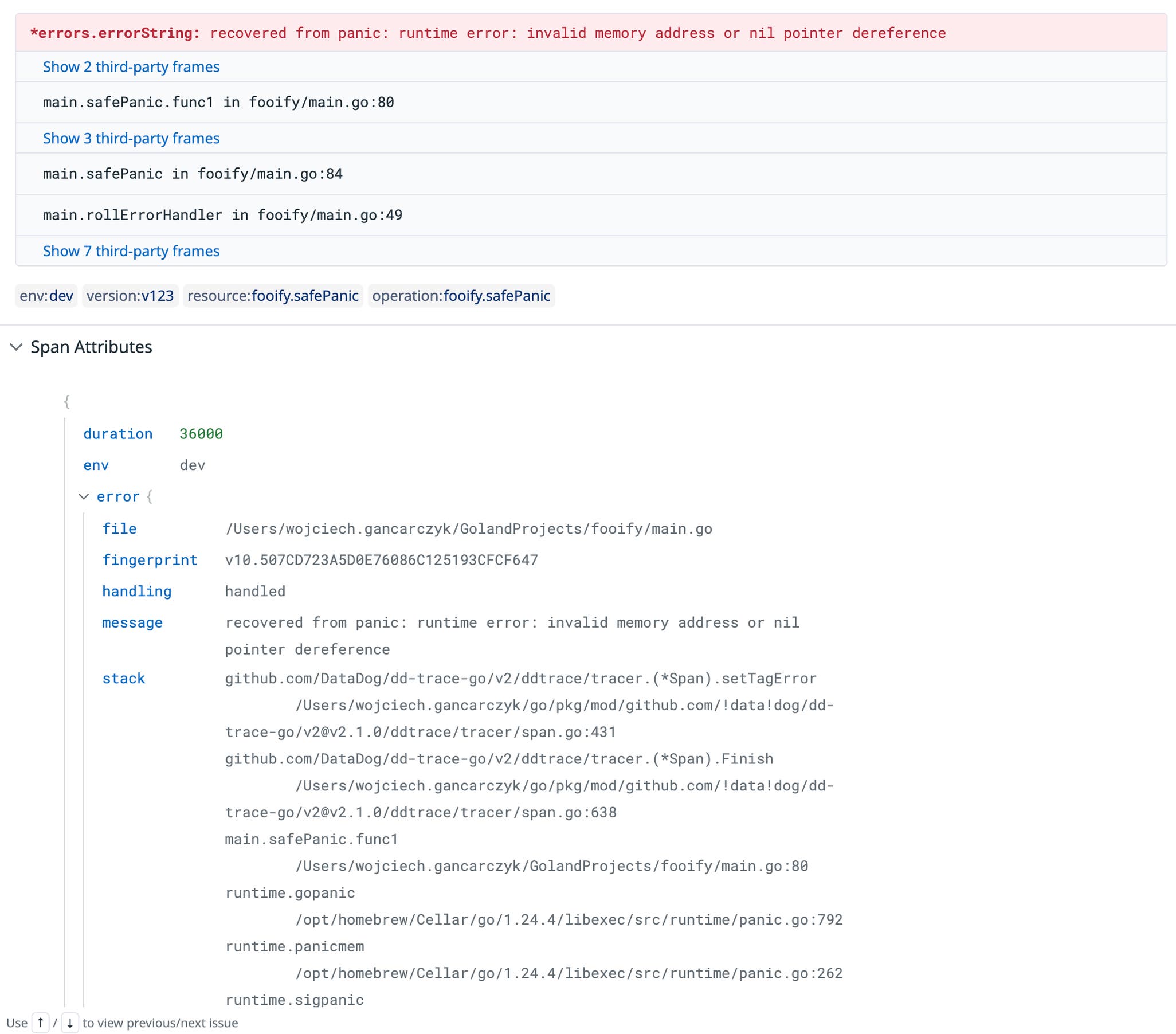 Gosystem Error A practical guide to error handling in Go | Datadog