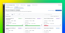 Coordinate large-scale engineering initiatives with IDP Campaigns