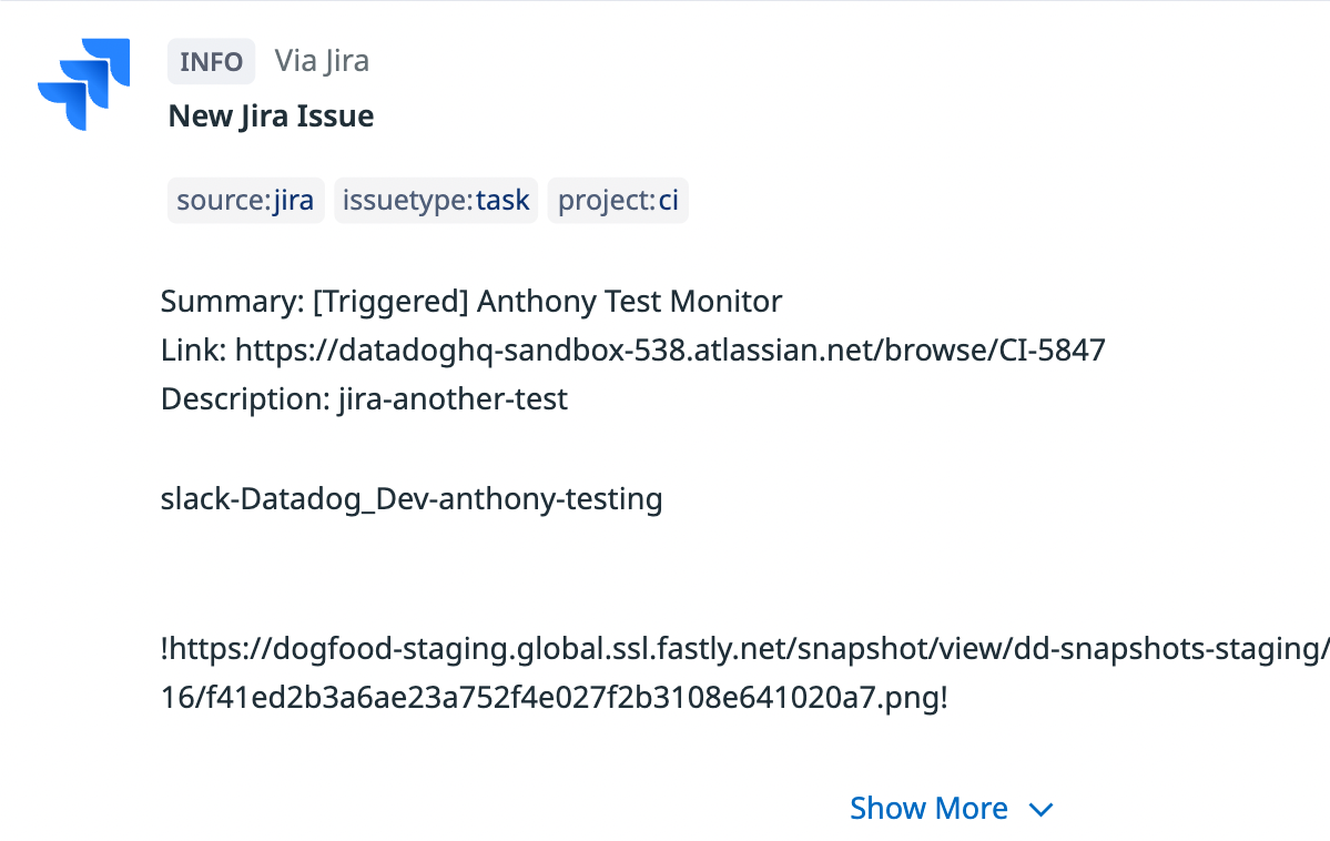 jira alert