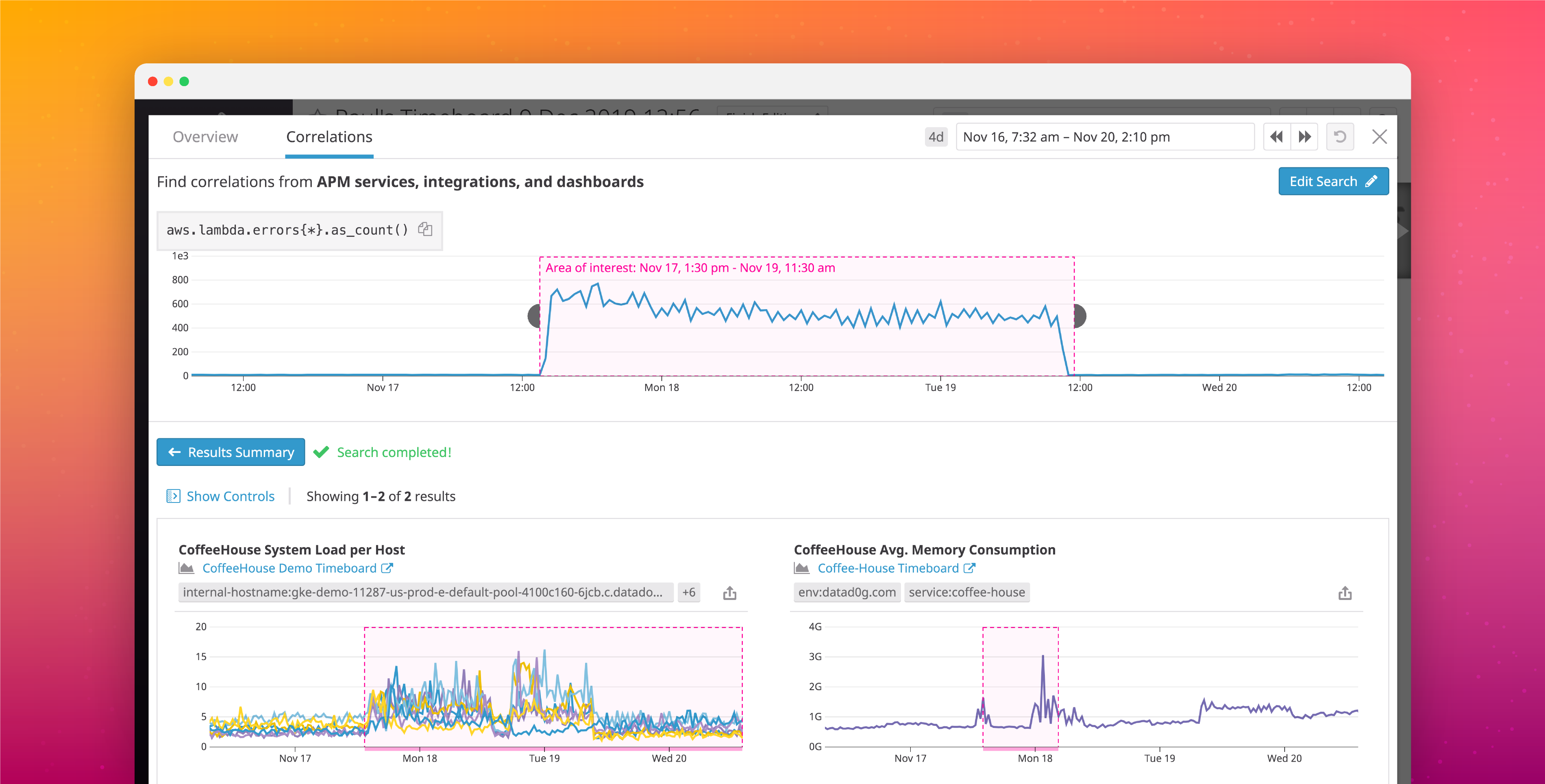 Speed up your root cause analysis with Metric Correlations
