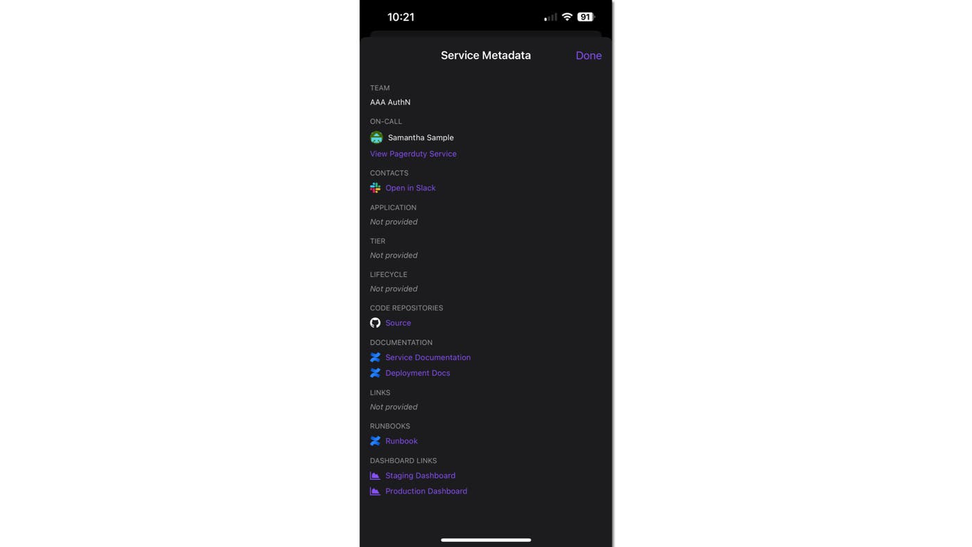 Quickly access important information on your services Quickly access important information on your services