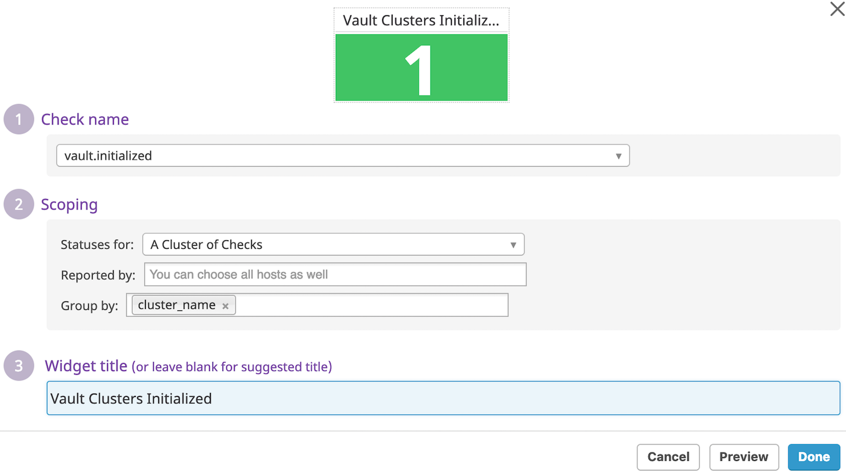 hashicorp vault initalization service check