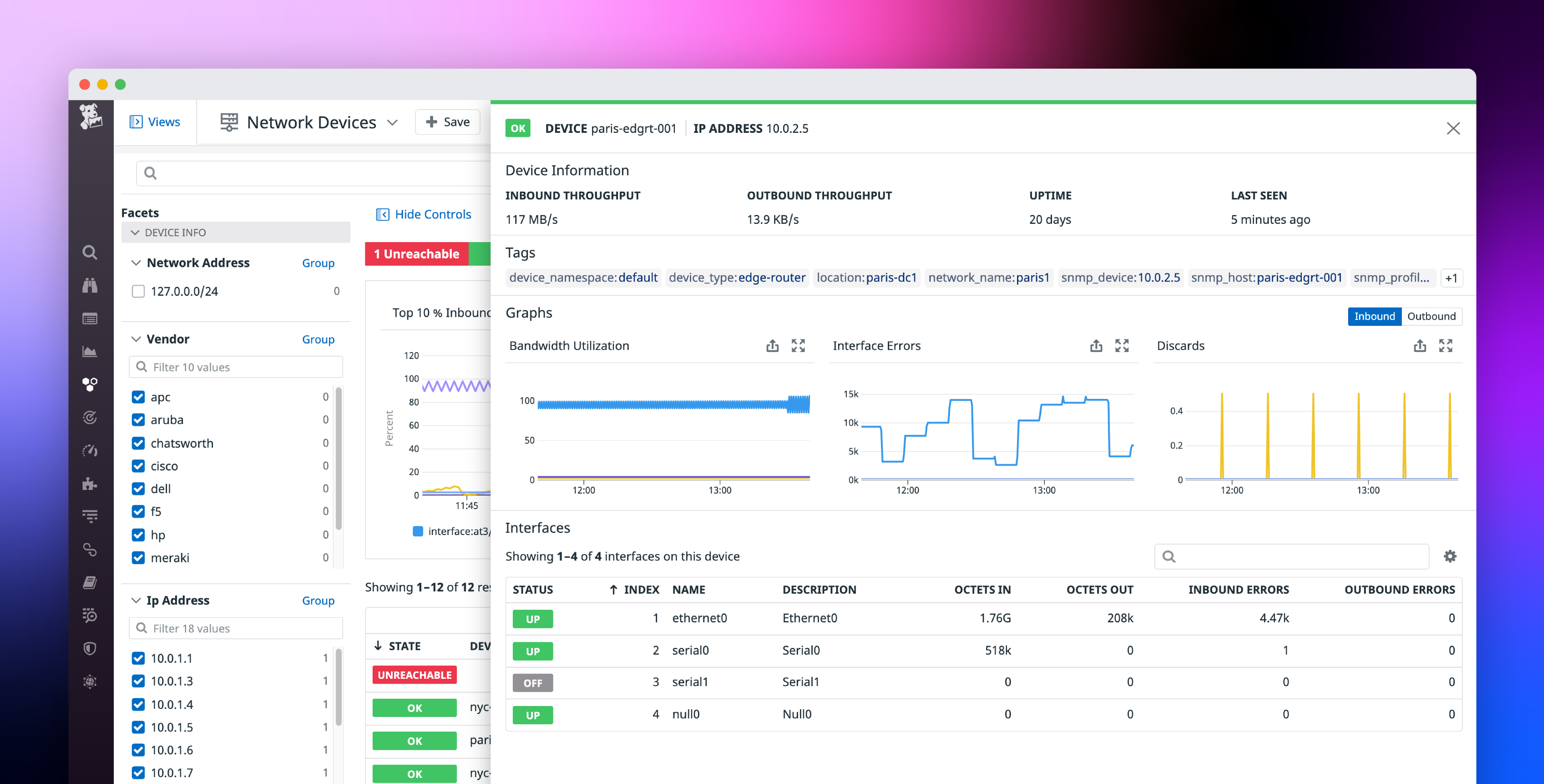 Introducing Network Device Monitoring