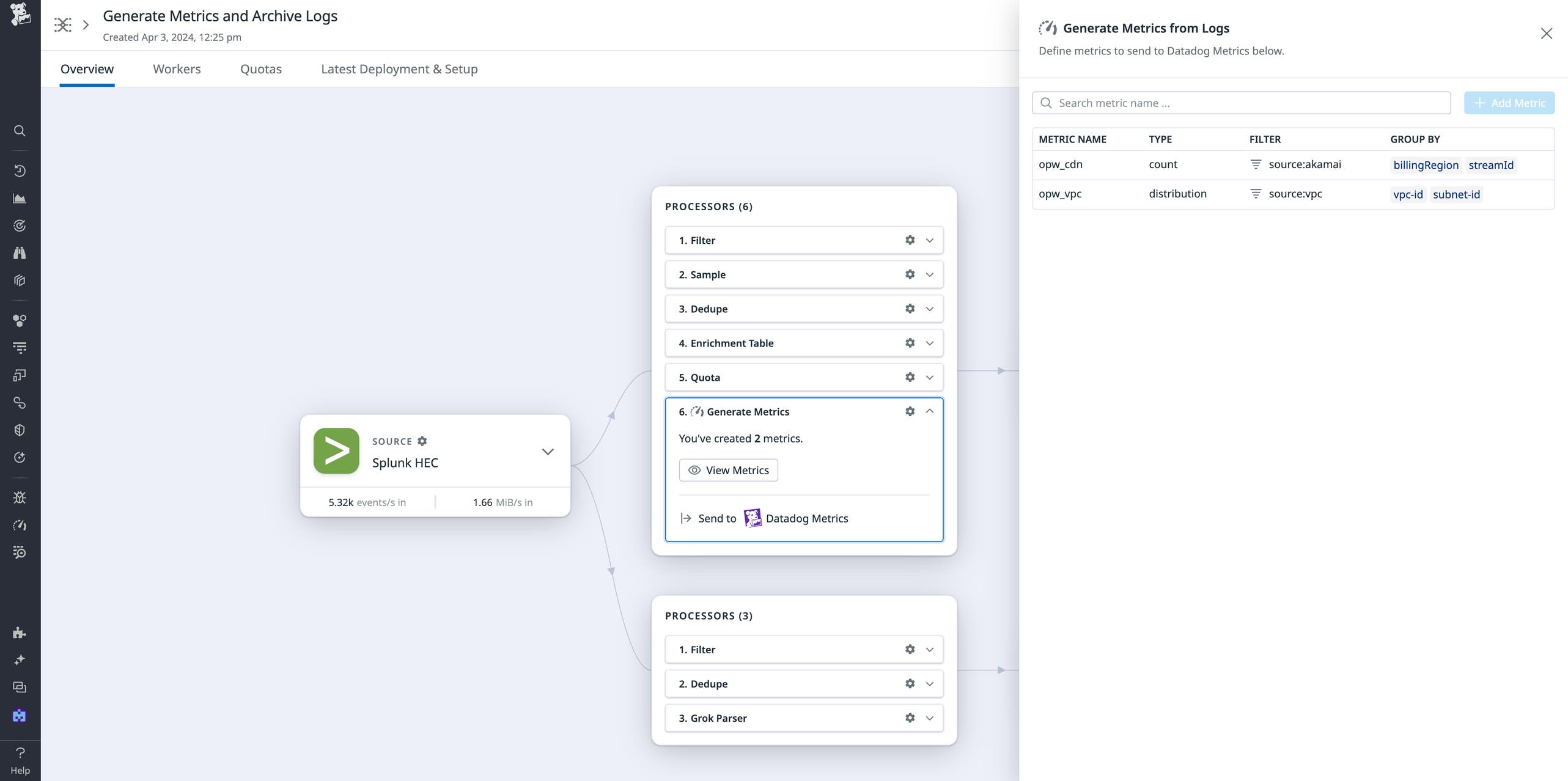 Ob Logs Generate metrics from your high-volume logs with Datadog Observability ...