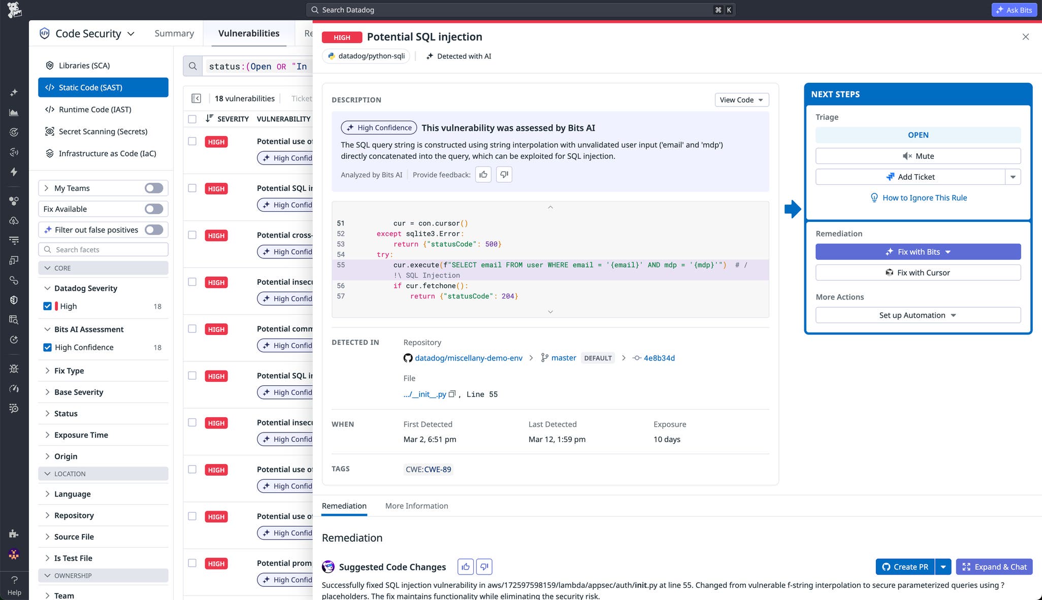 Code Rum Introducing our open source AI-native SAST | Datadog