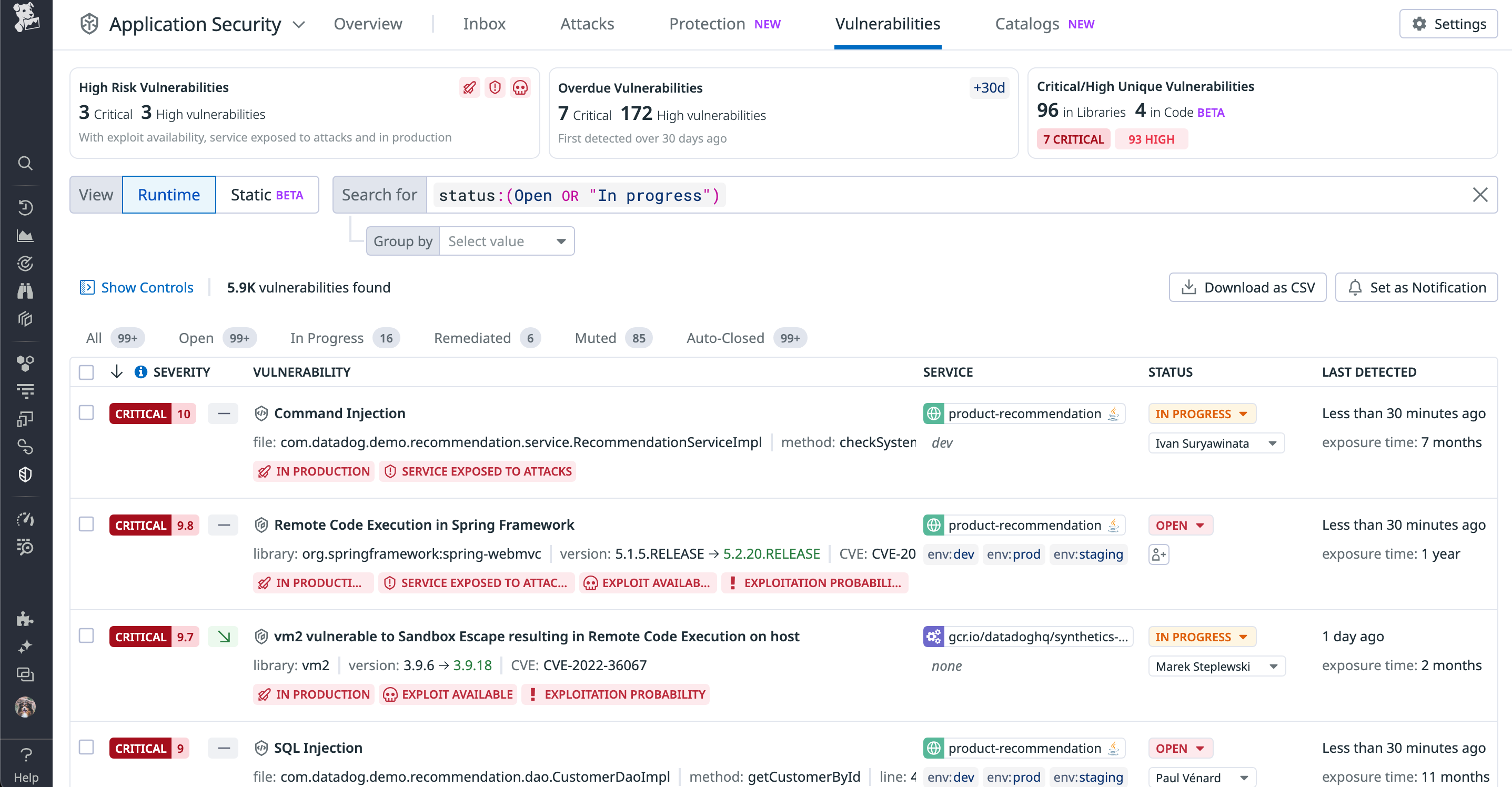 Datadog App and API Protection