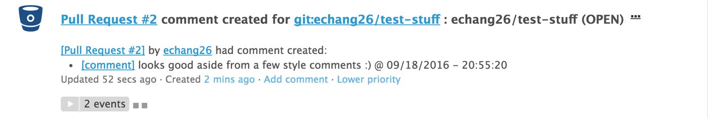 comment on bitbucket pull request comment on bitbucket pull request