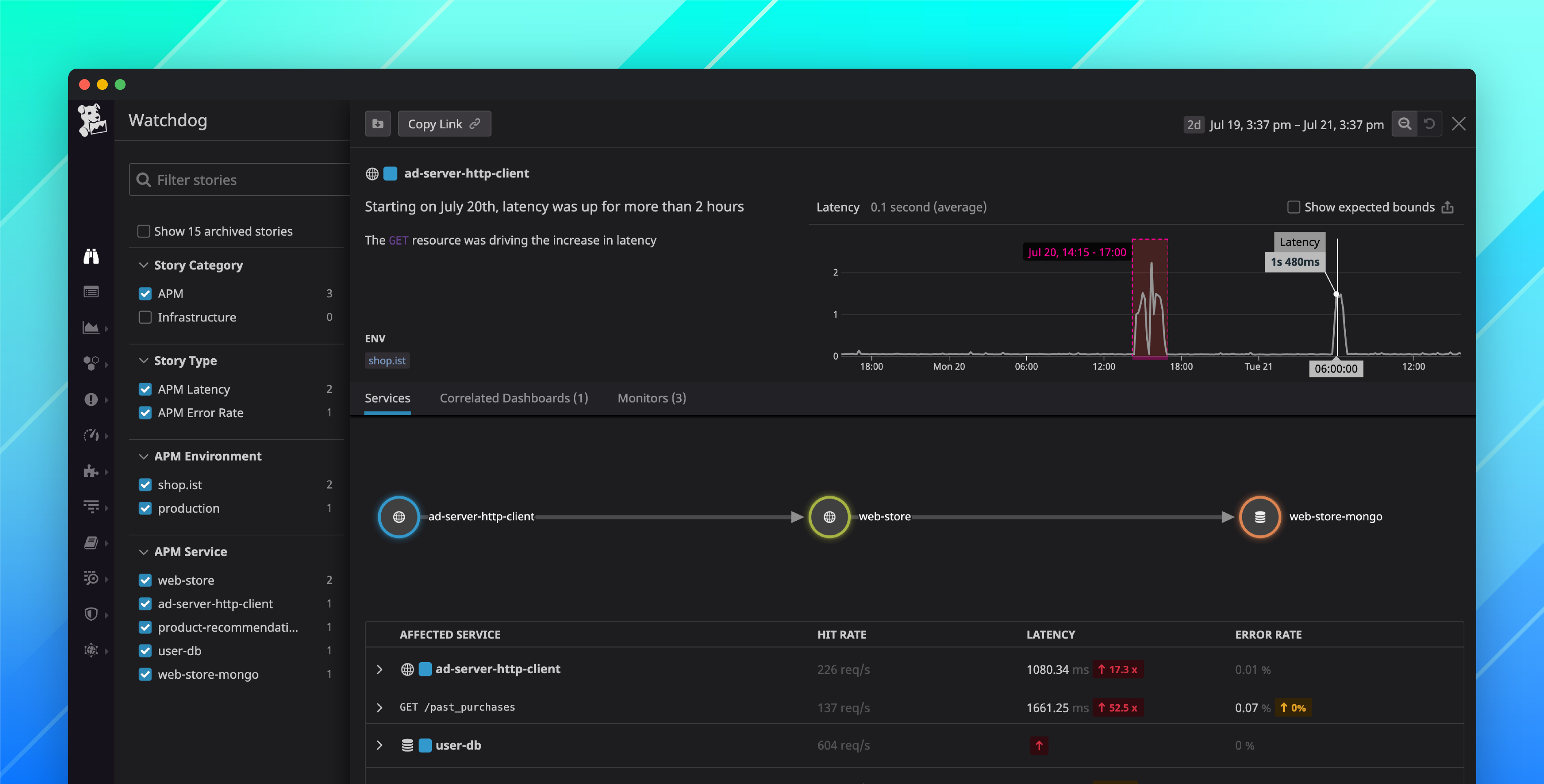 Watchdog detects Kubernetes anomalies and surfaces root causes
