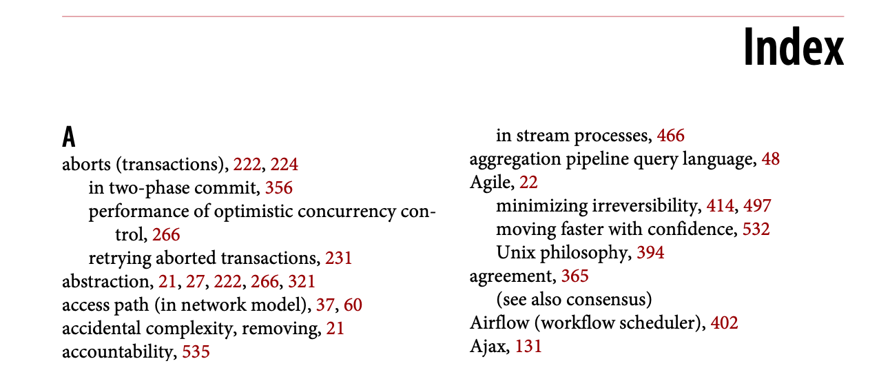 From Designing Data-Intensive Applications by Martin Kleppmann, 2017.
