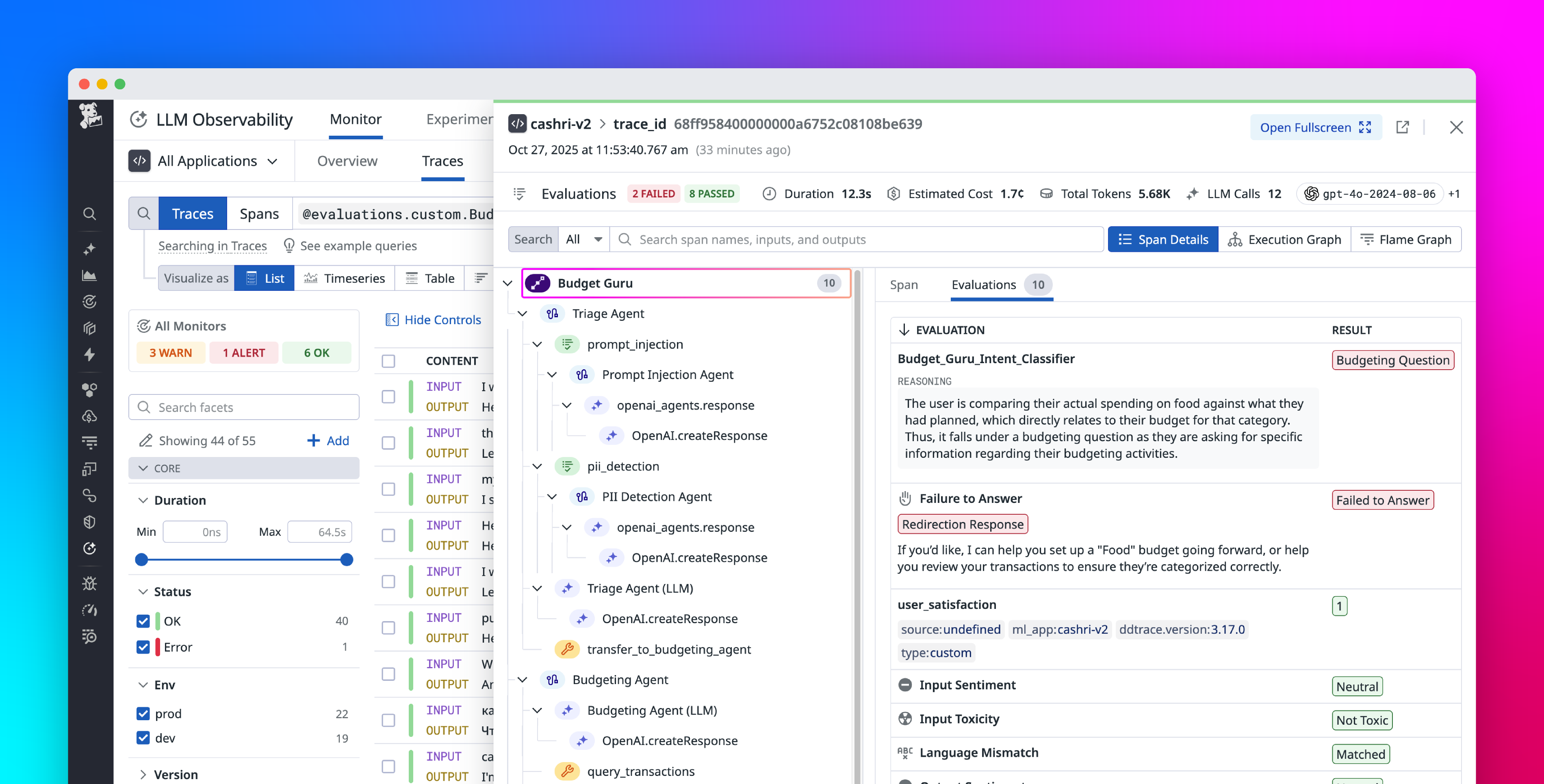 Define, run, and scale custom LLM-as-a-judge evaluations in Datadog