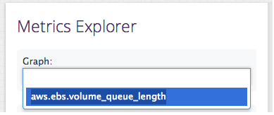 Metric Explorer Detail