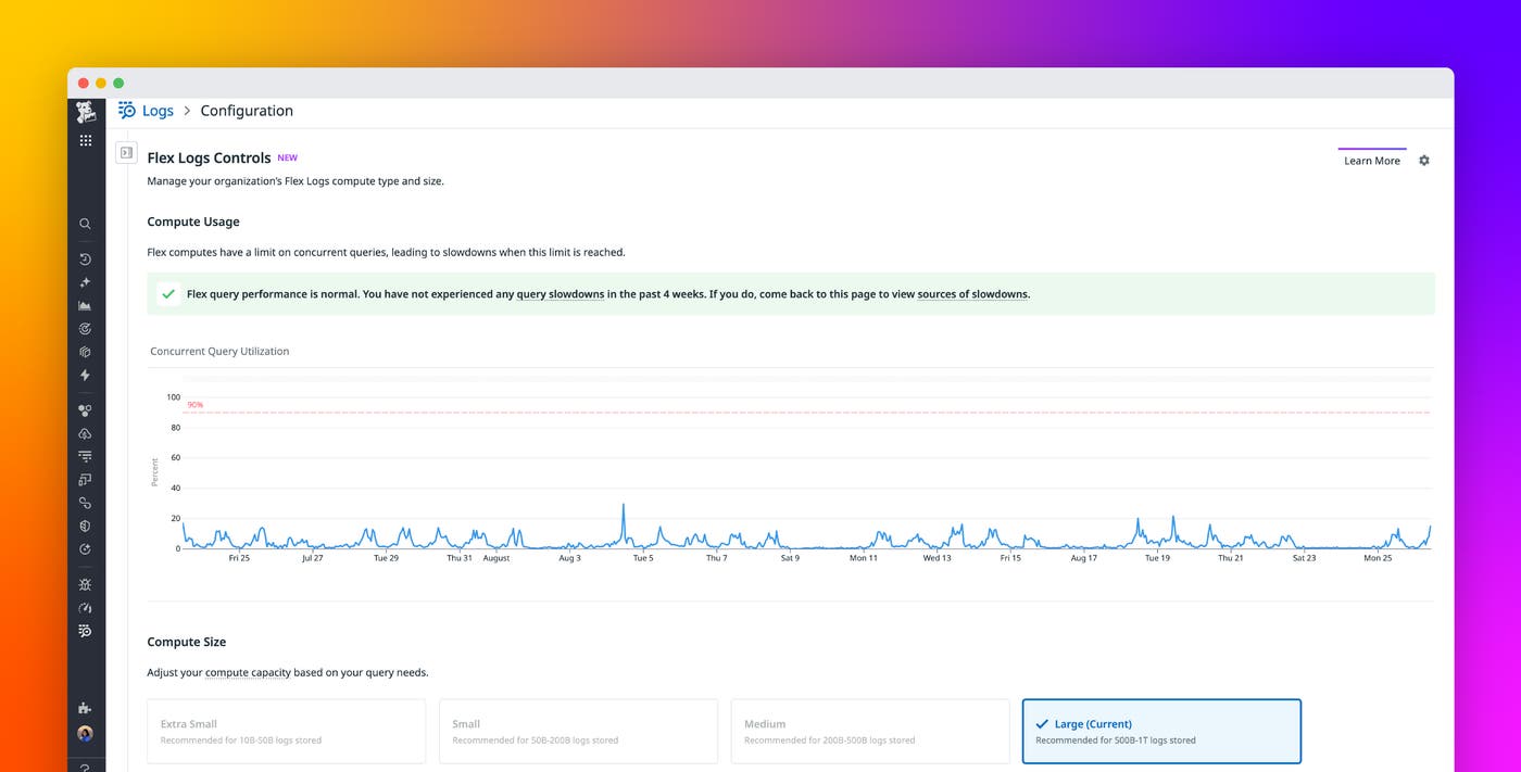Monitor and optimize your Flex Logs compute usage Monitor and optimize your Flex Logs compute usage
