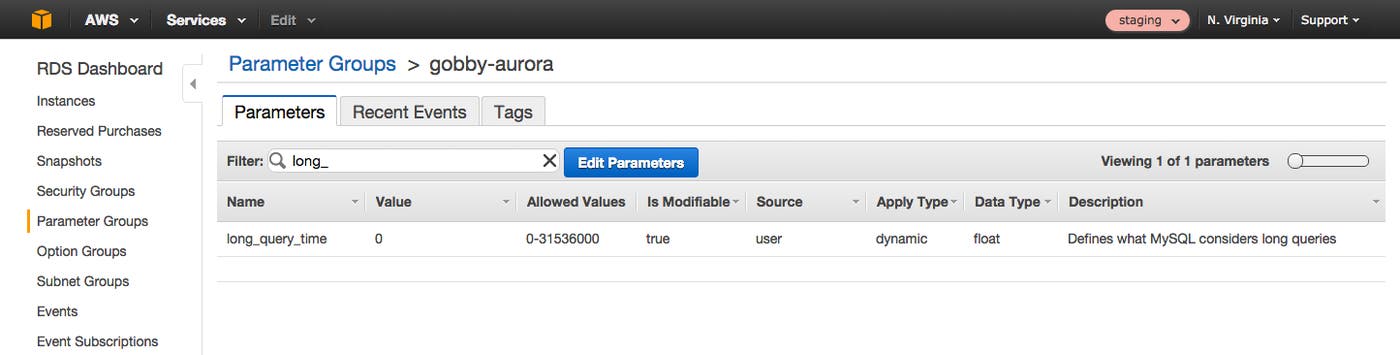 parameter-groups parameter-groups
