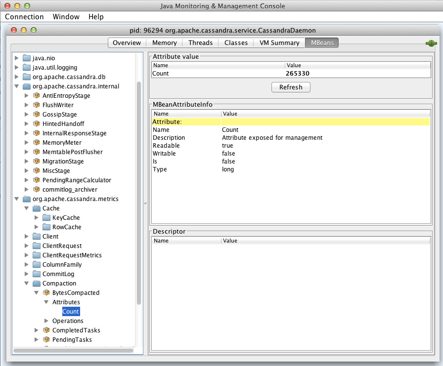 JConsole details