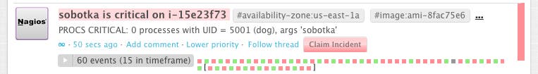 Nagios alerts events in Datadog Nagios alerts events in Datadog