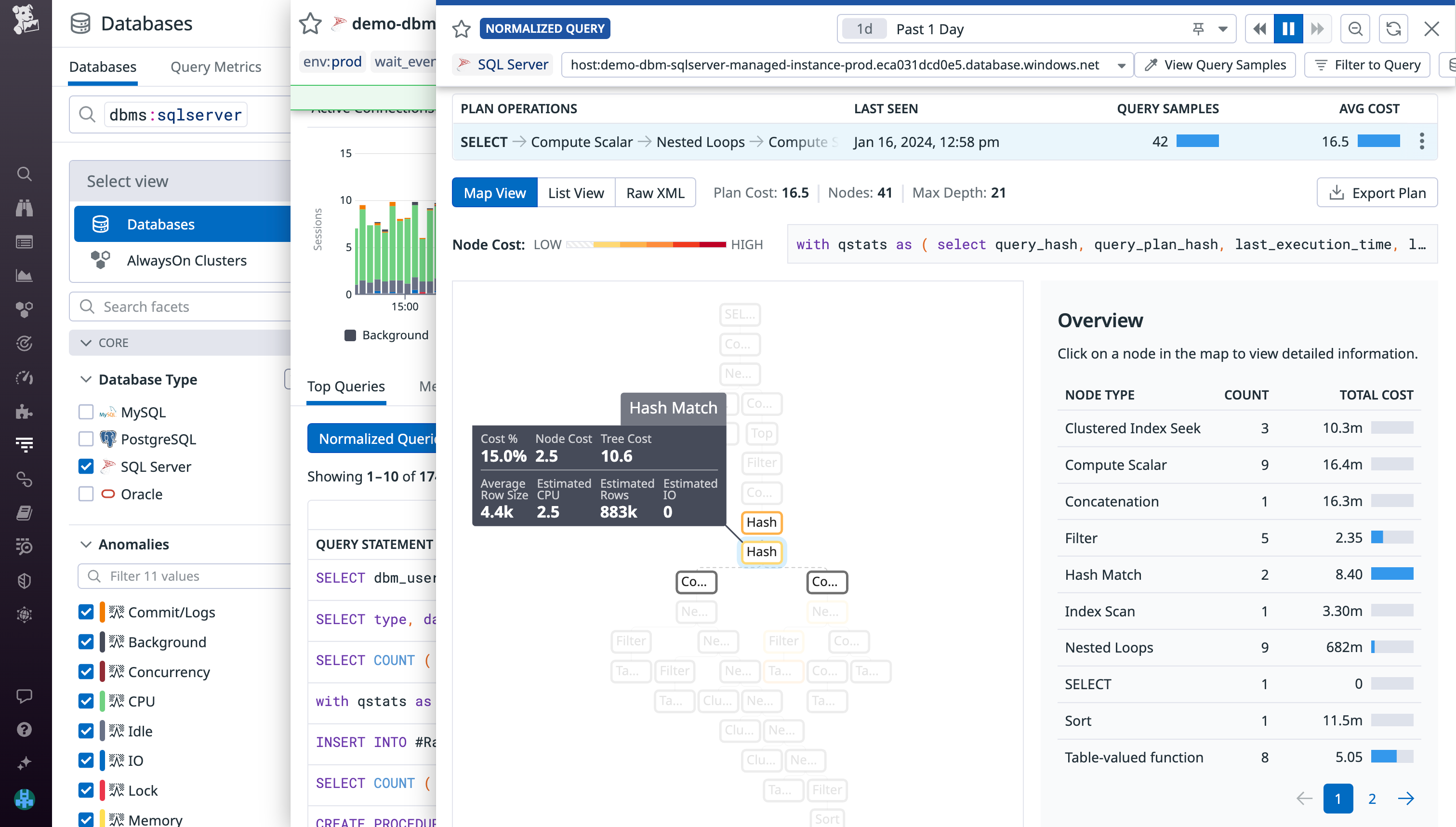 Identify costly steps slowing down your queries.