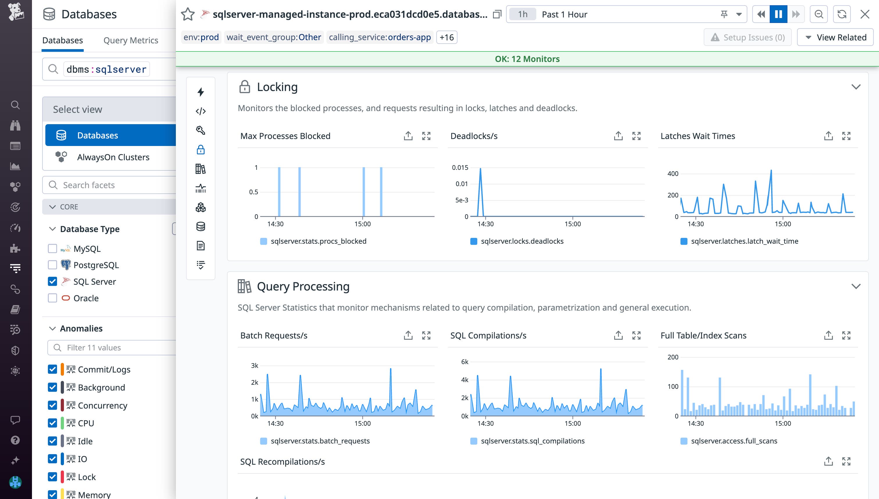 Data Server Sql Map Optimize SQL Server performance with Datadog Database Monitoring | Datadog