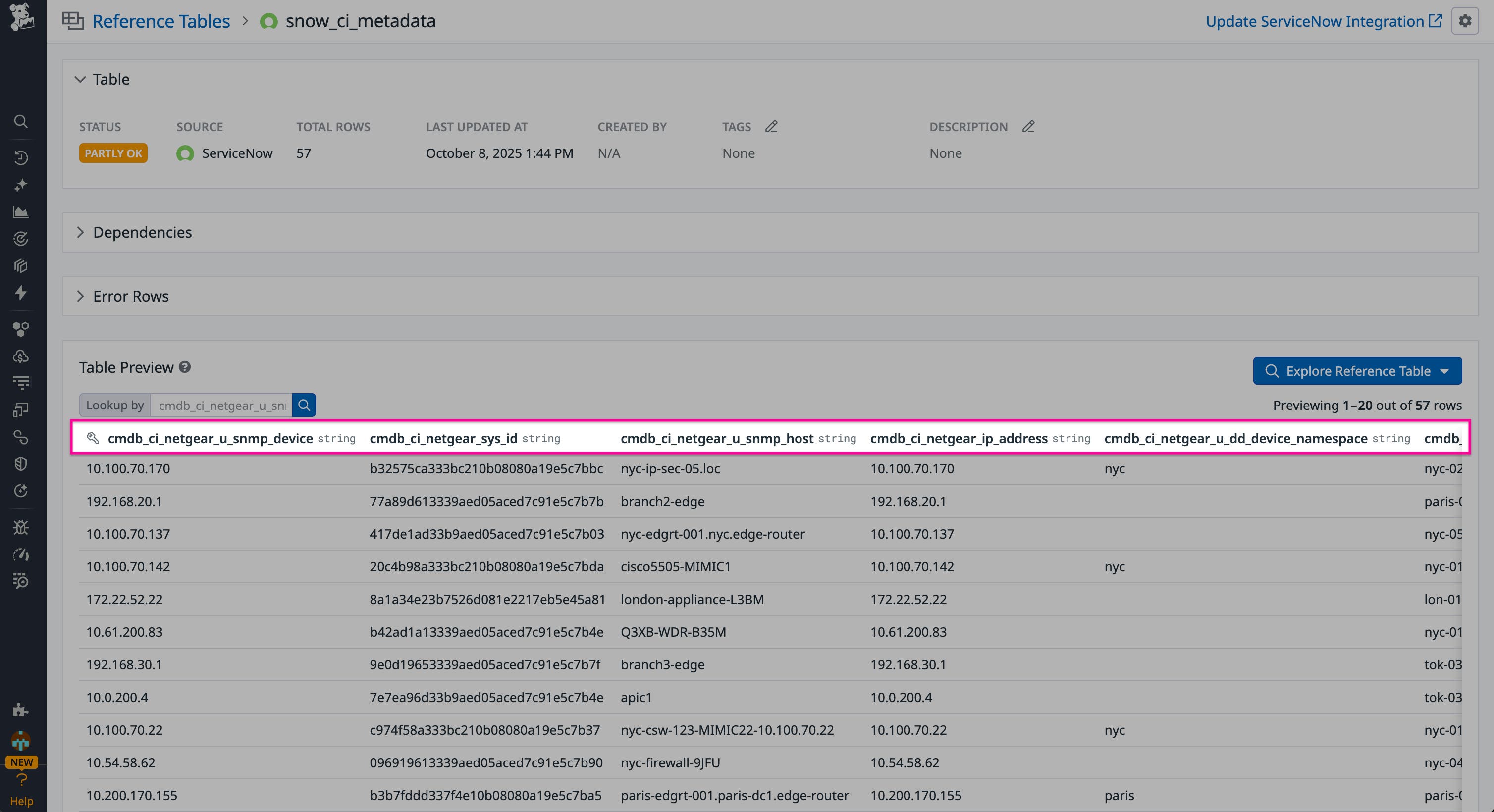 Import Snowflake, Salesforce, ServiceNow, and Databricks metadata into ...