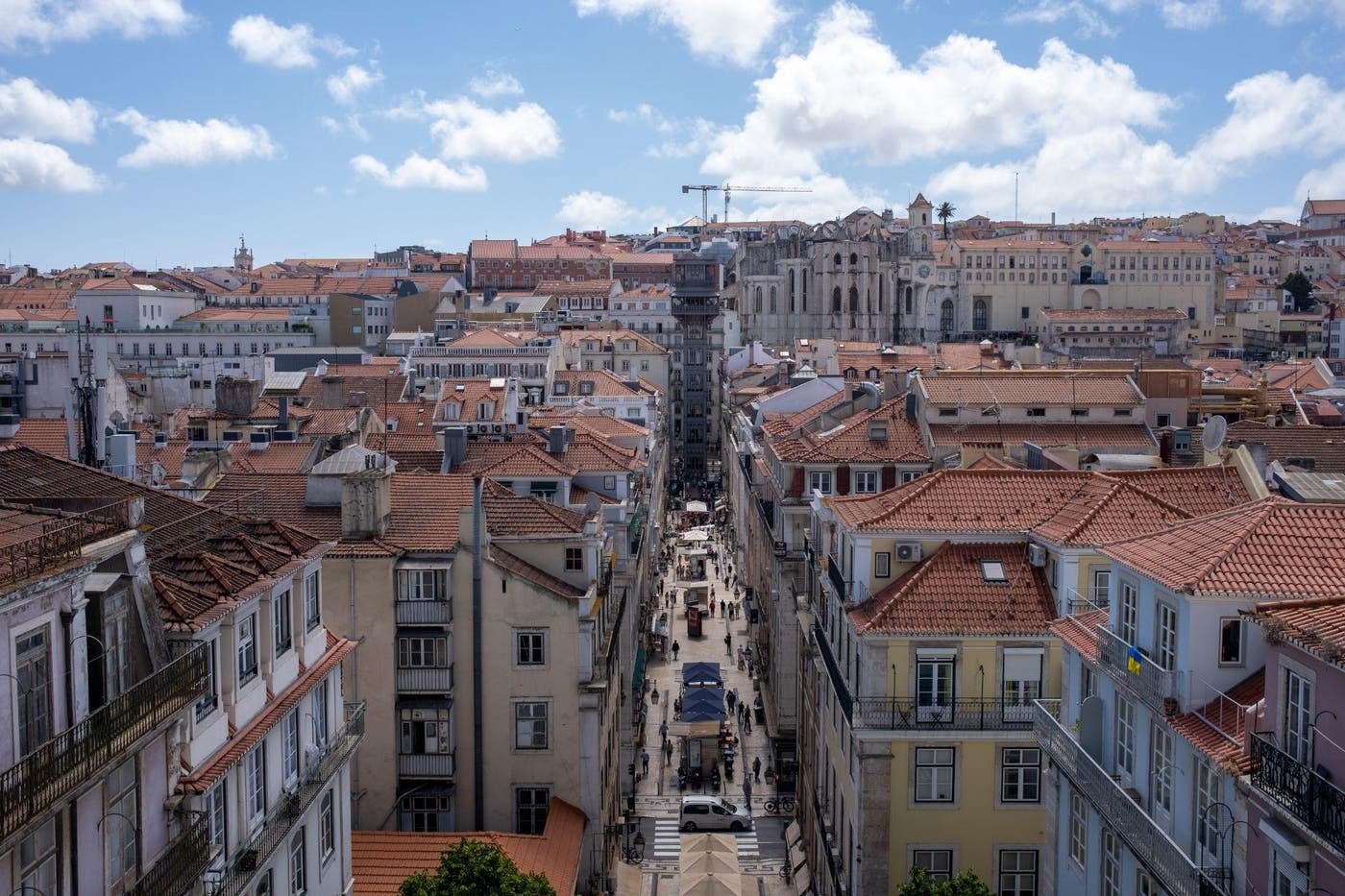 The streets of Lisbon. The streets of Lisbon.