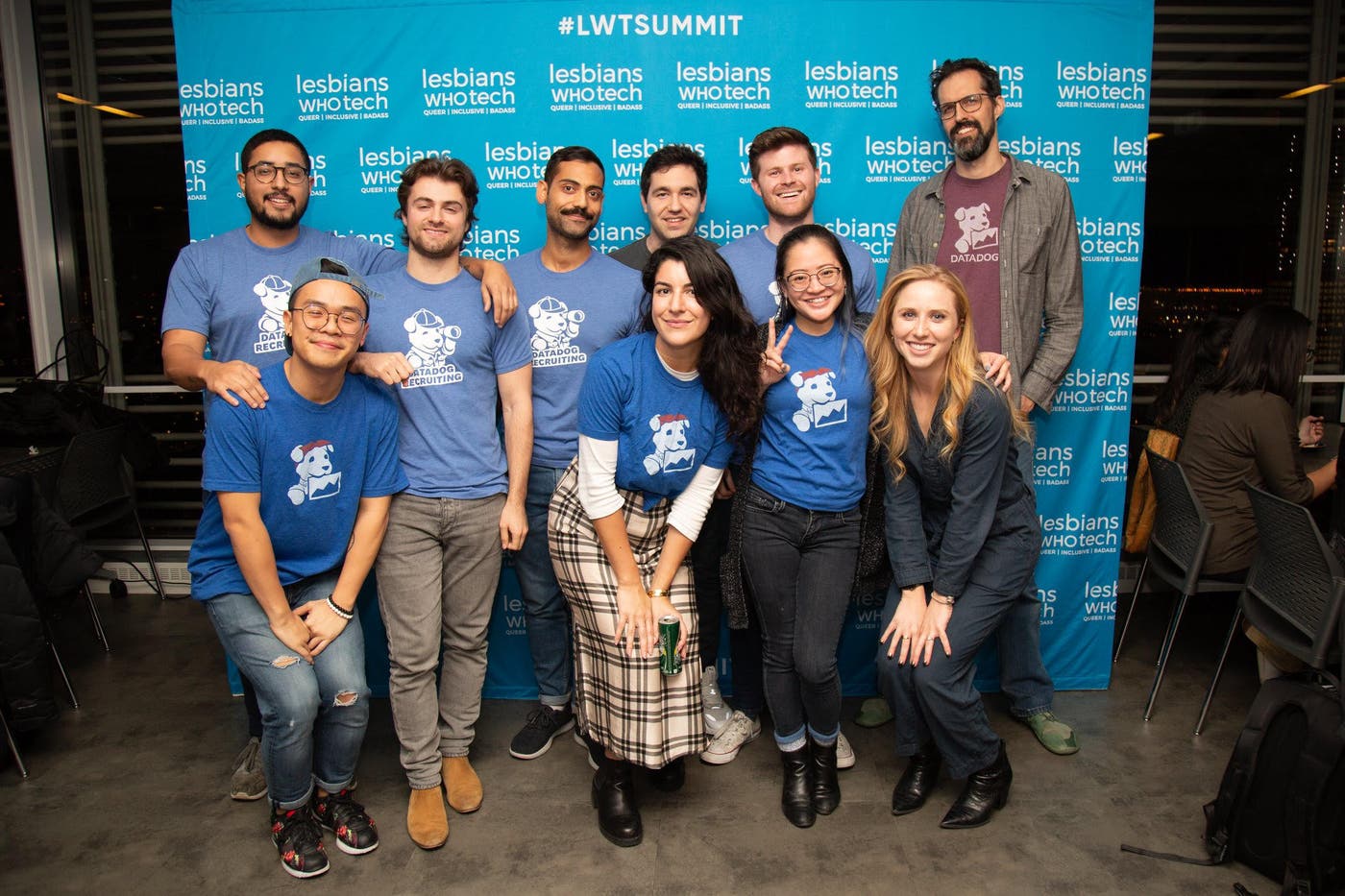 datadog’s tech recruiting team attended the lesbians who tech summit NYC in september 2019 datadog’s tech recruiting team attended the lesbians who tech summit NYC in september 2019