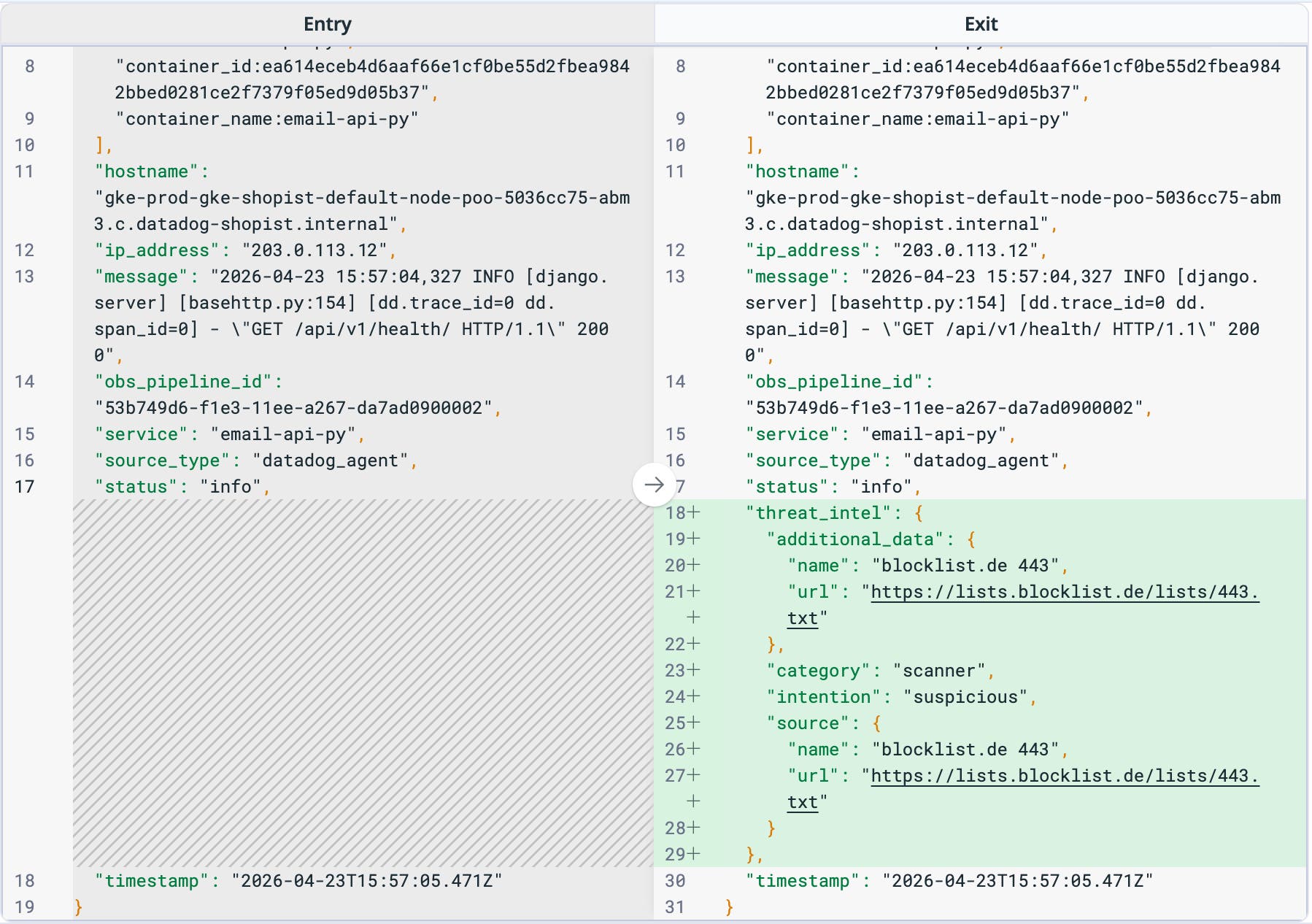 Add dynamically updating context to logs with Reference Tables and ...
