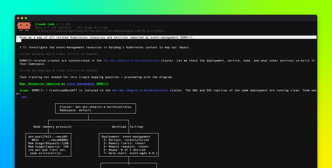Investigate Kubernetes resources with Datadog MCP tools Investigate Kubernetes resources with Datadog MCP tools