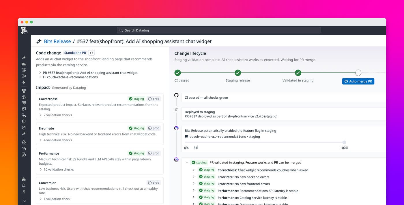 Ship code safely at AI speed with Bits Release Ship code safely at AI speed with Bits Release